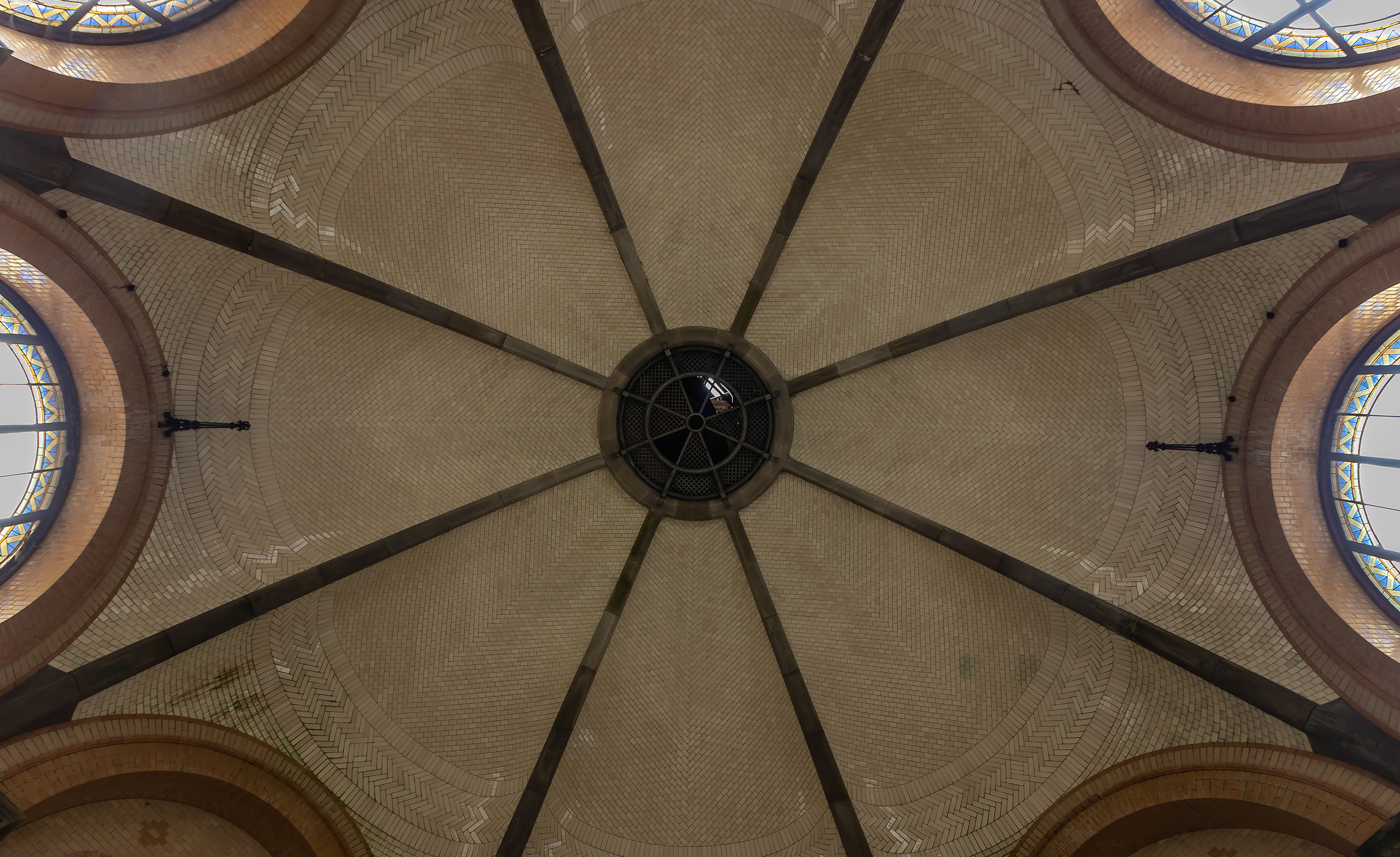 Decke der Baderaum-Kuppelhalle