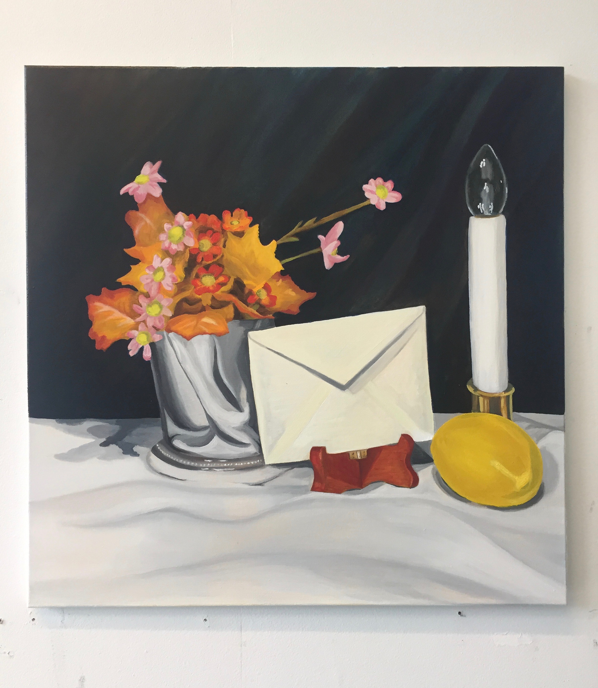 "Brown Underpainting", Oil on Canvas, 2018.