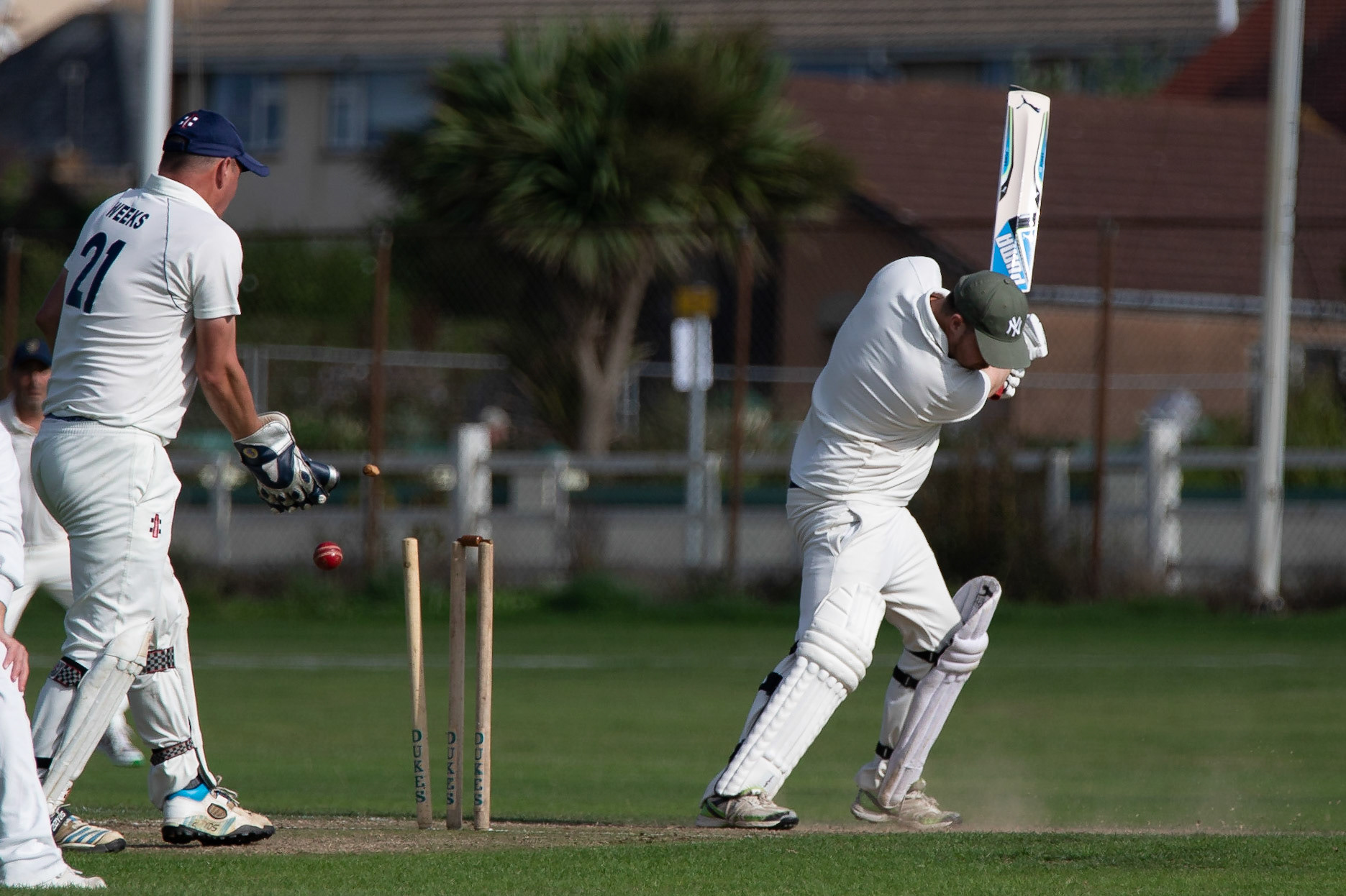 Wicket for Bideford playing in a local derby