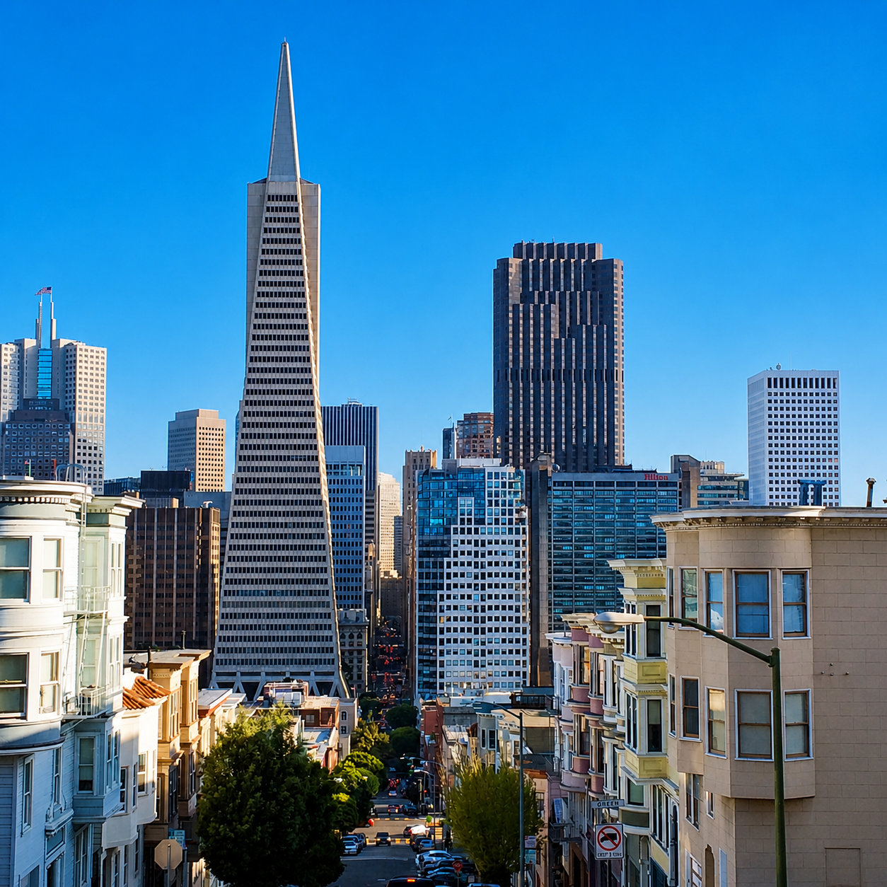Transamerica Pyramid – San Francisco, San Francisco County, CaliforniaThe Three Palms – Laughlin, Clark County, Nevada