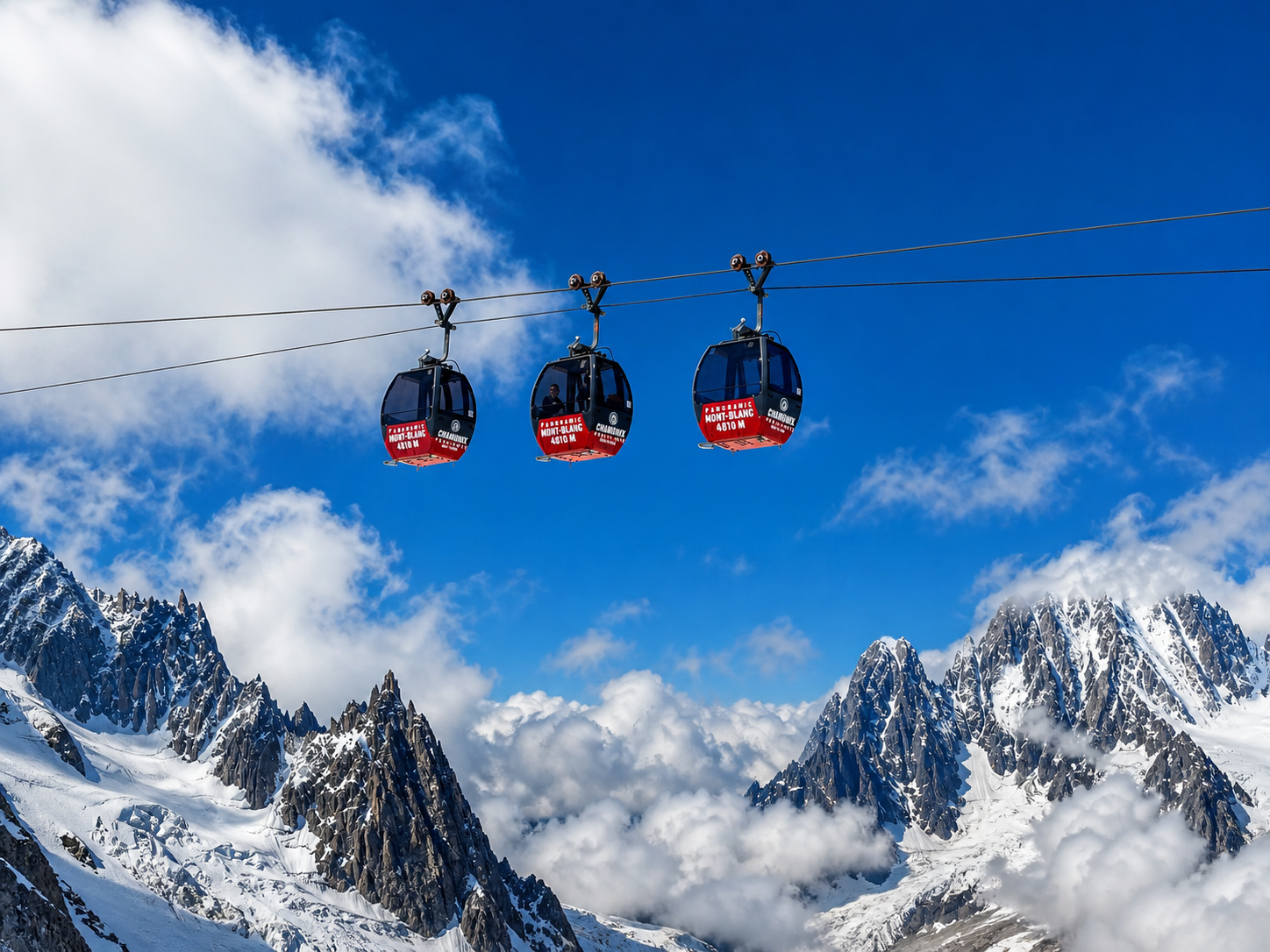 Panoramic Mont-Blanc Cable Cars – Chamonix Mont-Blanc, Rhône Alpes, France