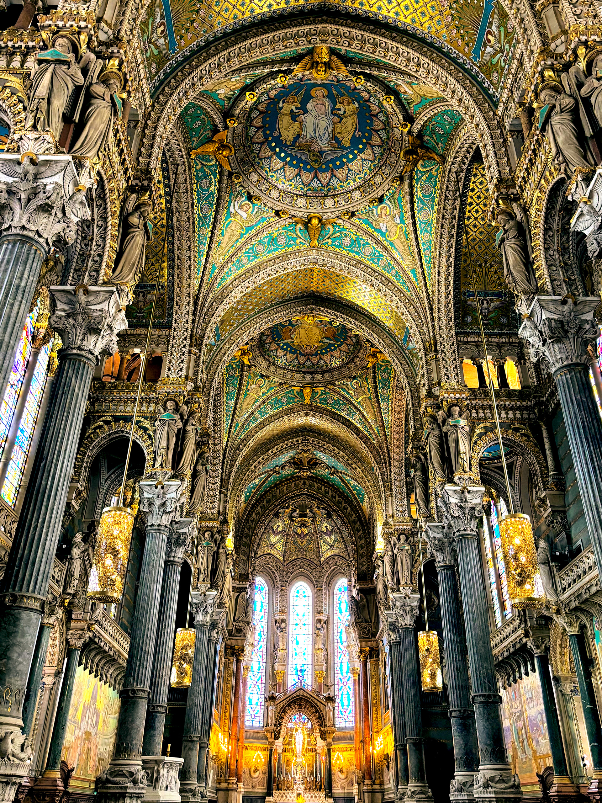 Basilique Notre Dame de Fourvière – Lyon, Rhône Alpes, France