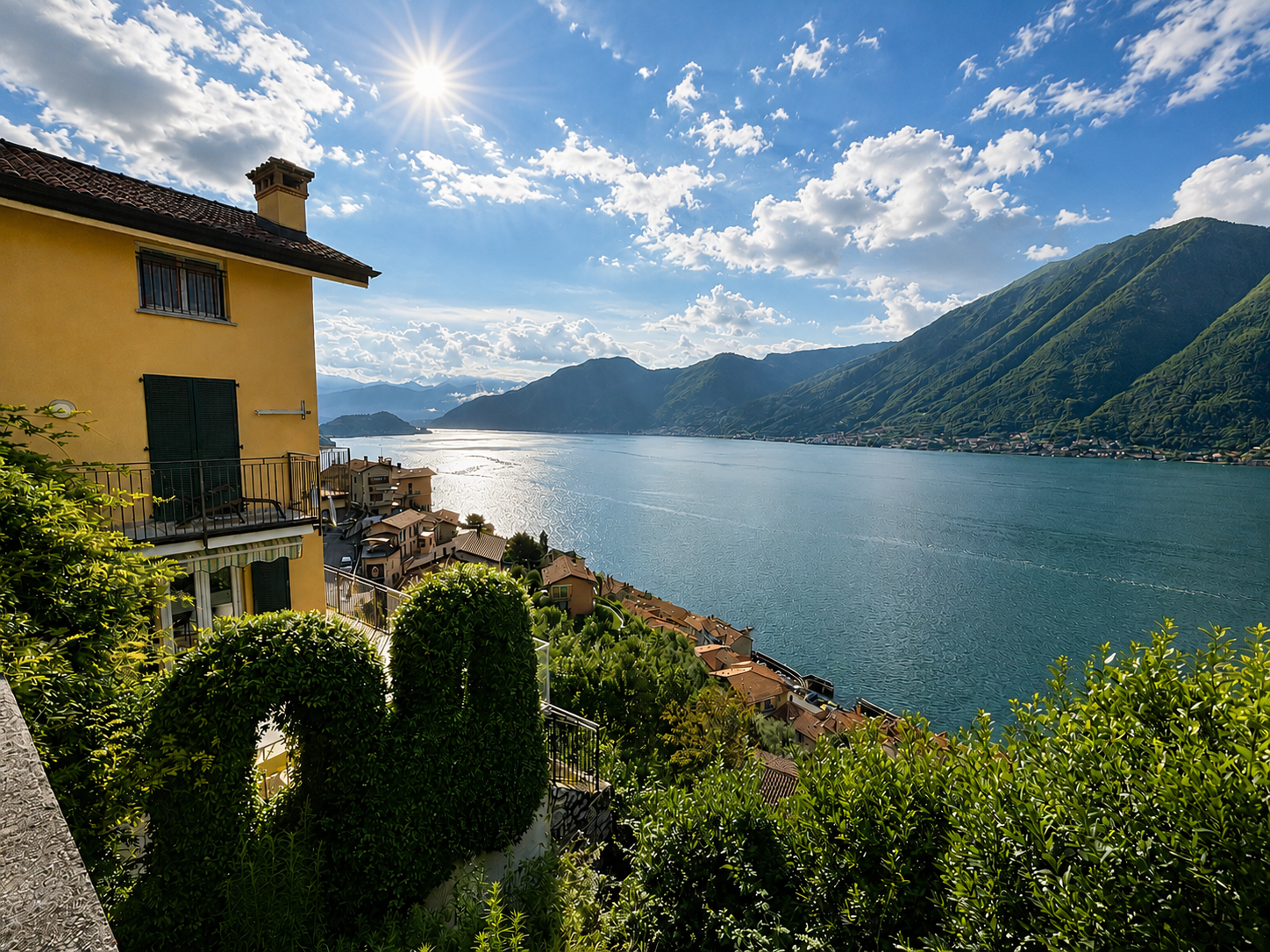 Visto del Lago di Como – Colonno, Lombardia, Italy