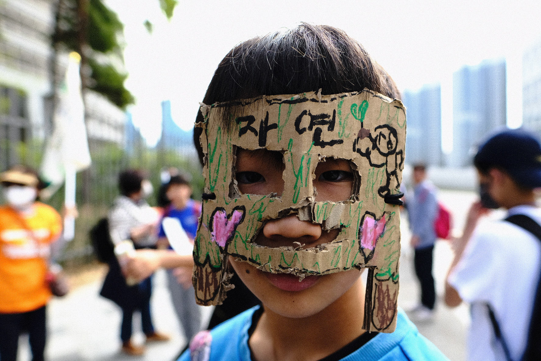 414 Climate Justice protesters march in front of the Sejong Government Complex in Sejong, Republic of Korea, April 14, 2023. Matrix Images/Lee Kitae