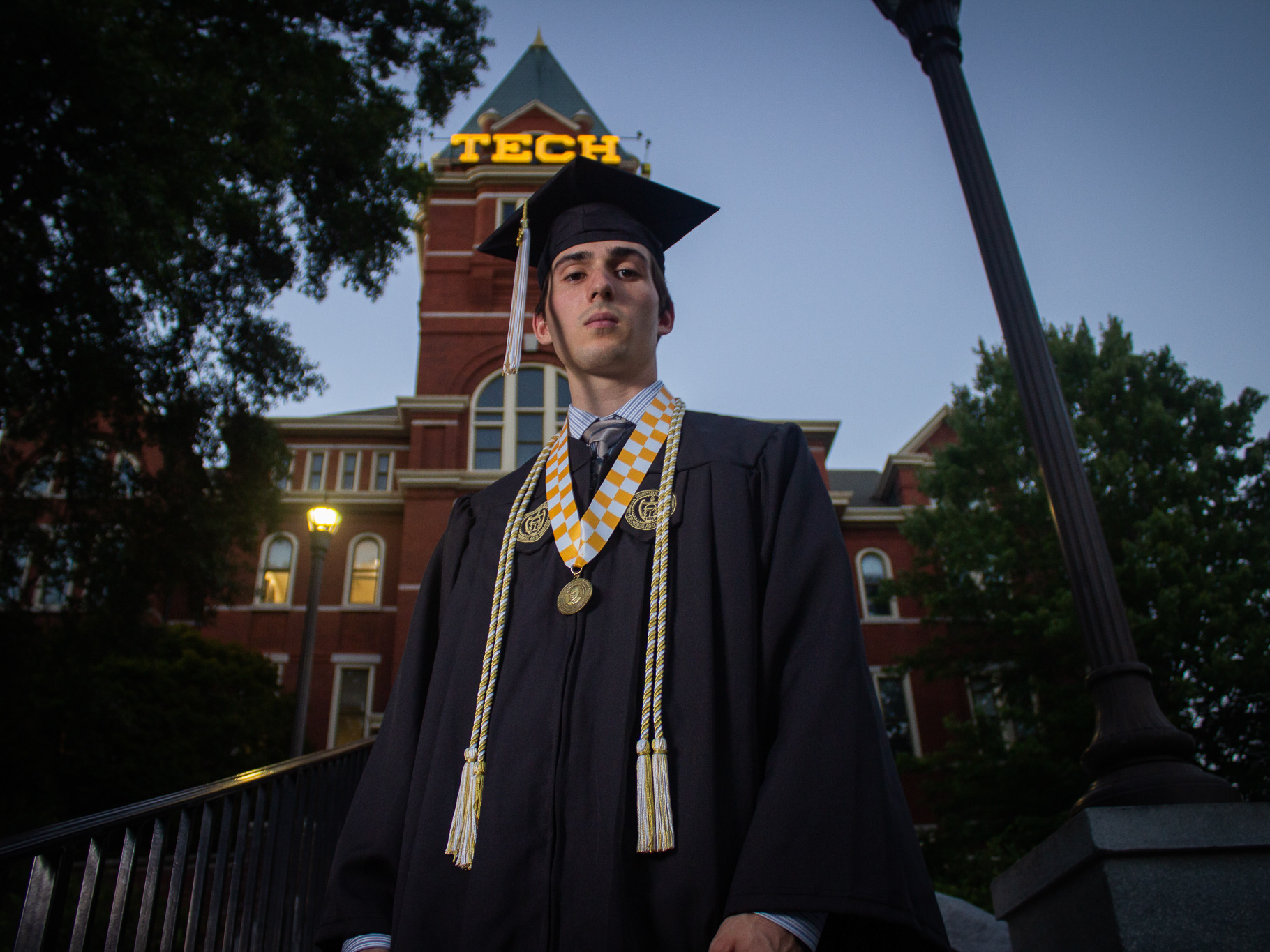 Gabriel W. Jones Justin Cobb Graduation at Tech