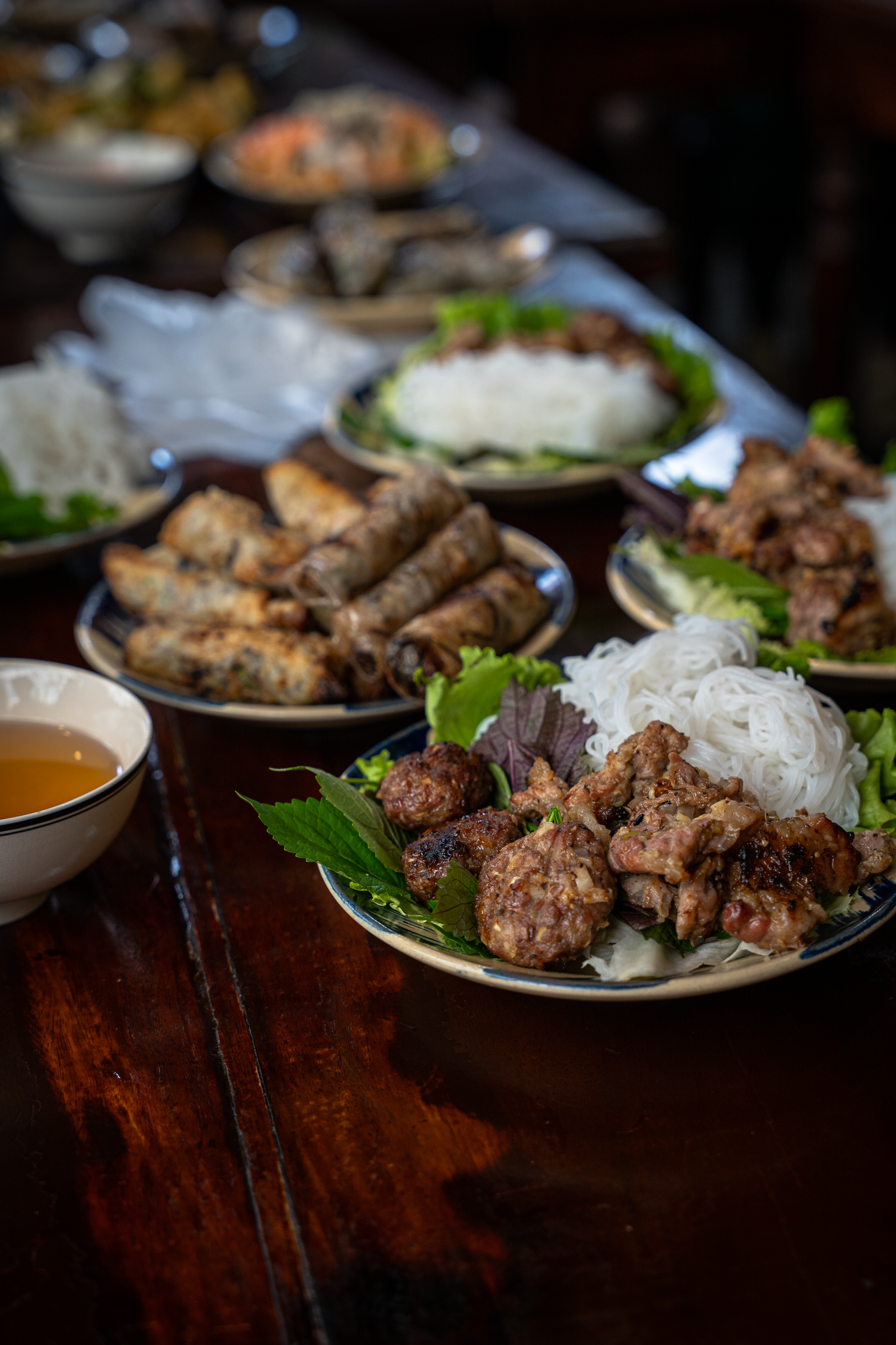 Food our class made at a local restaurant with the ingredients we shopped for.
