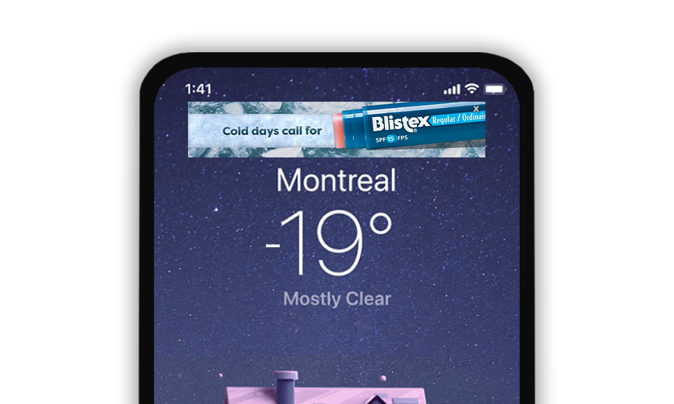 Weather app banner Design