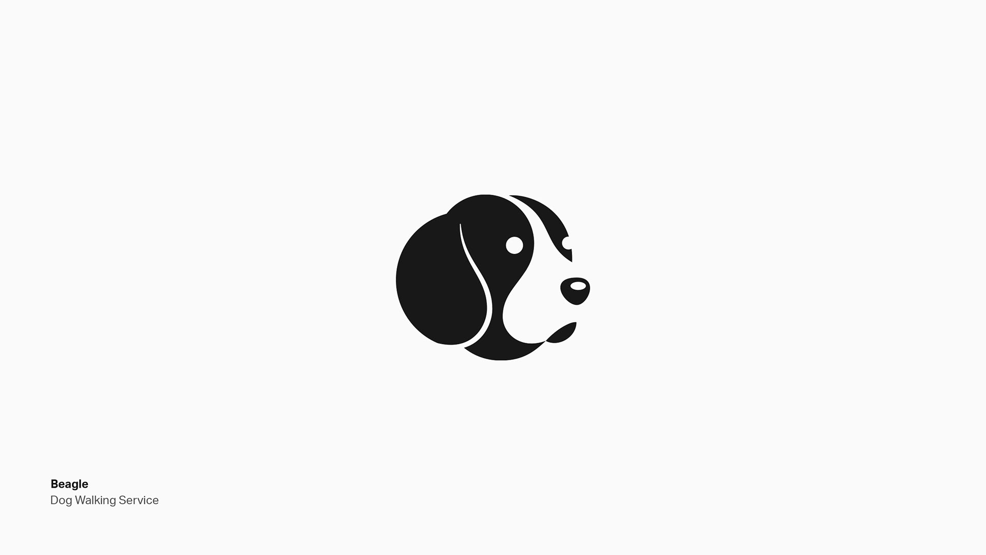 Dog Walking Animal Brand Identity Logo Graphic Mascot Design by Jeffrey Dirkse