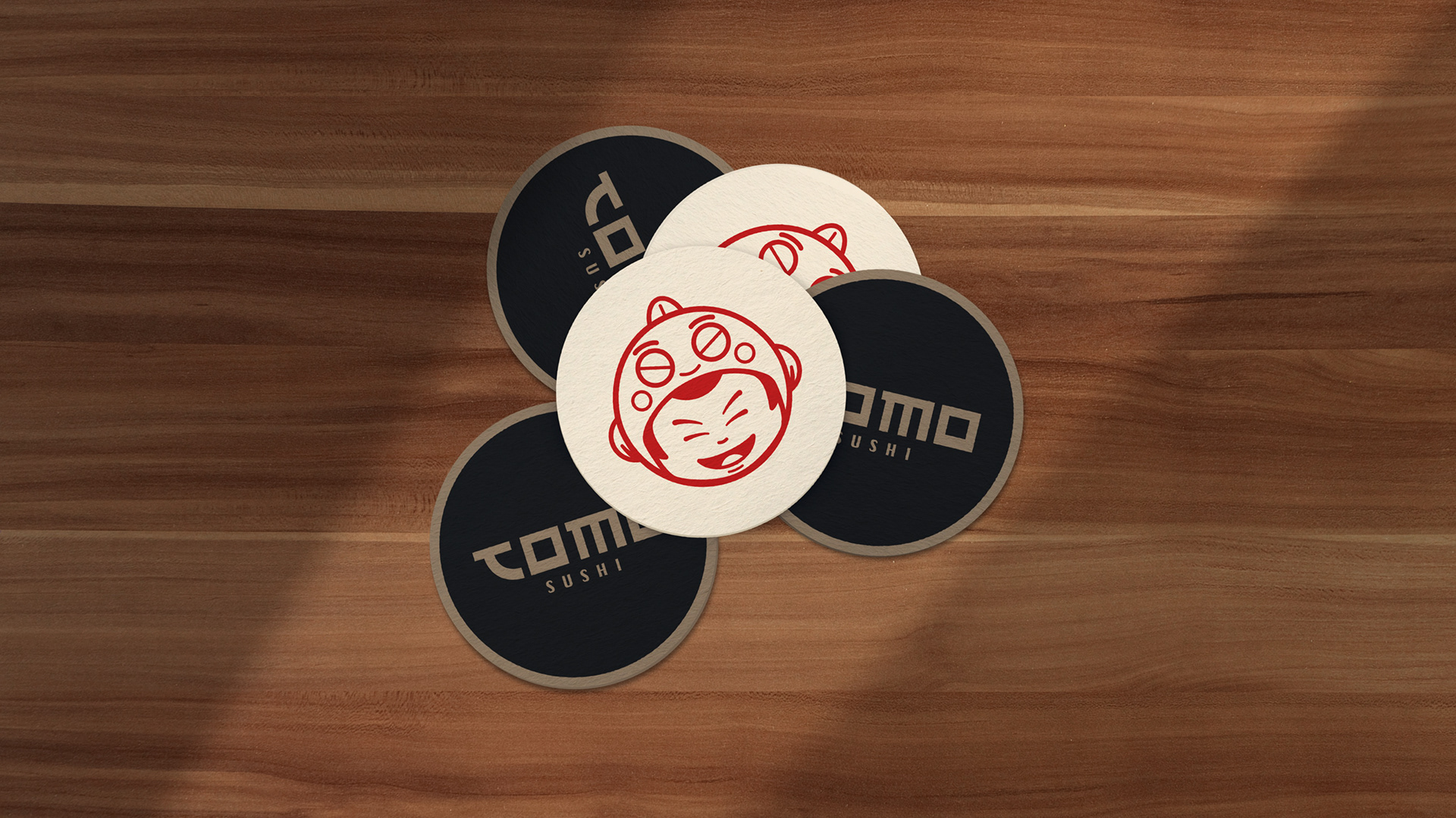 Tomo Sushi Amsterdam Restaurant Logo Brand Identity Design by Jeffrey Dirkse