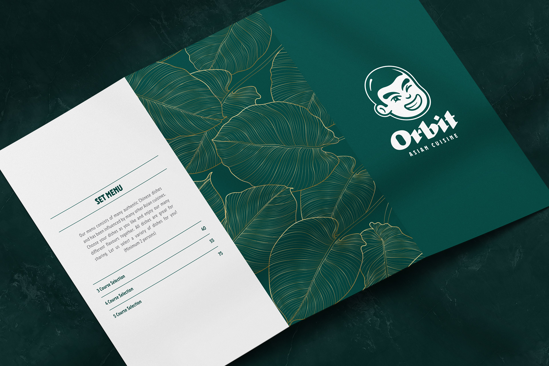 Orbit - Asian Cuisine Restaurant Noodles Sushi Rice Amsterdam Design by Freelance Designer Jeffrey Dirkse