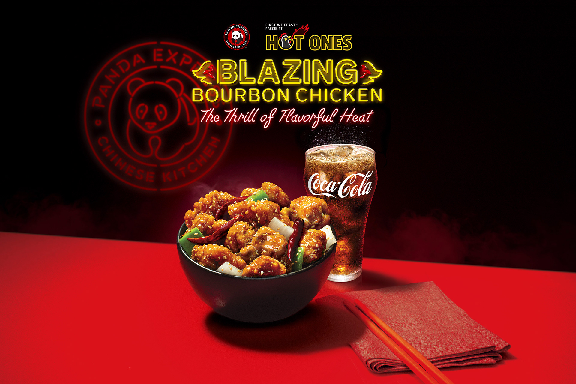 Panda Express - Hot Ones Blazing Bourbon Chicken Campaign Designed by Jeffrey Dirkse