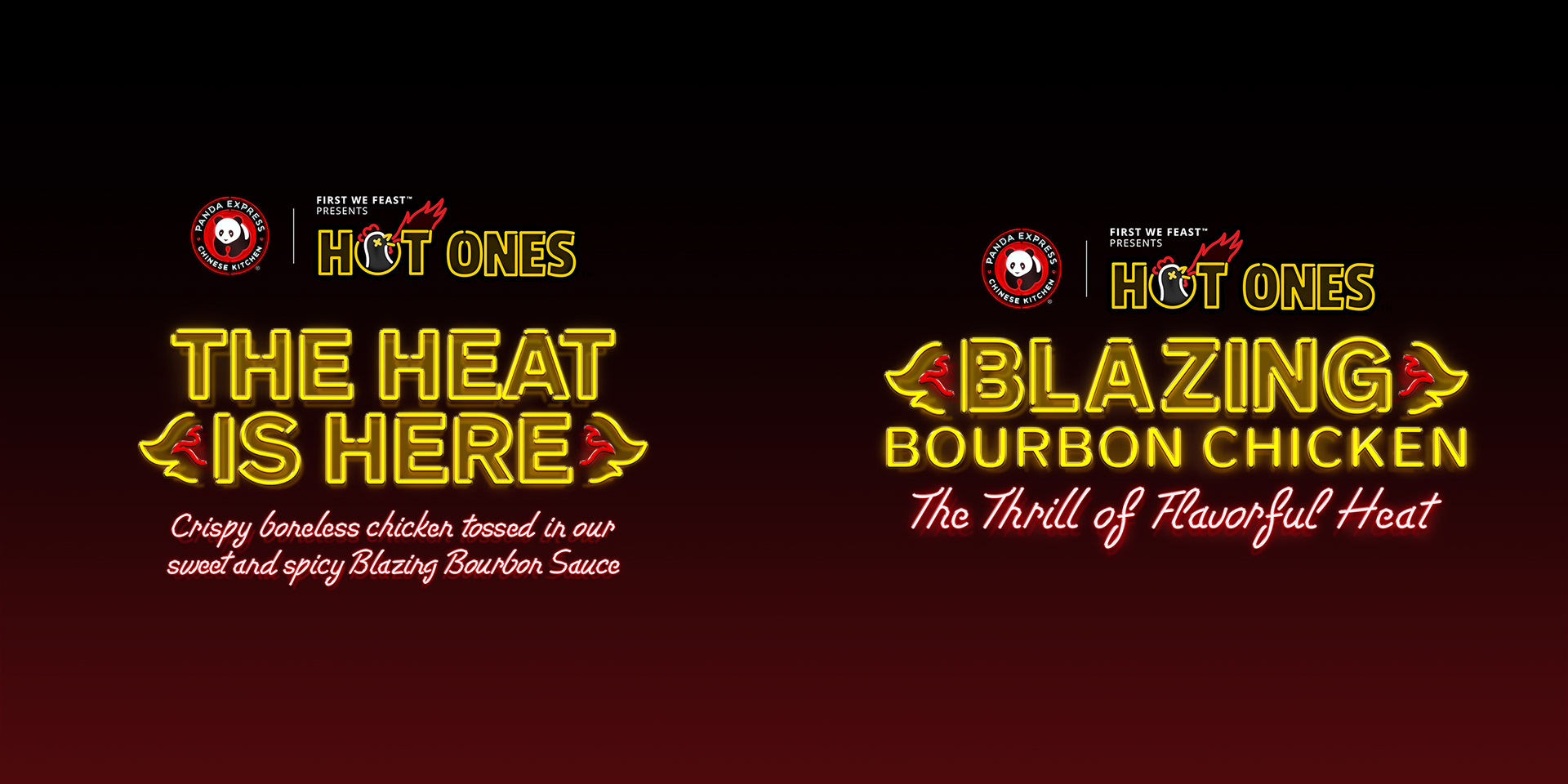 Panda Express - Hot Ones Blazing Bourbon Chicken Campaign Designed by Jeffrey Dirkse
