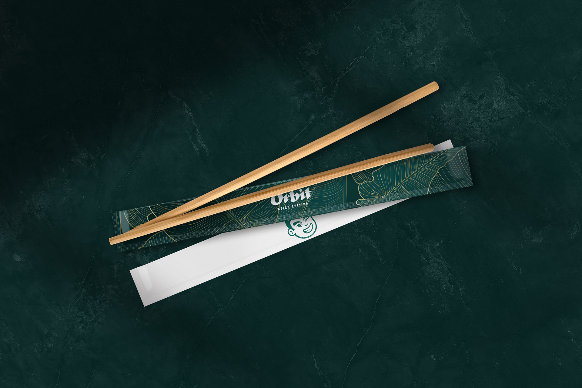 Orbit - Asian Cuisine Restaurant Noodles Sushi Rice Amsterdam Design by Freelance Designer Jeffrey Dirkse