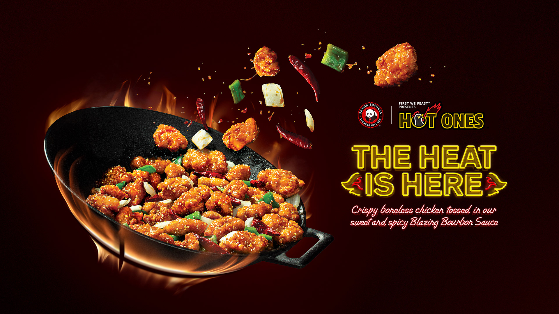 Panda Express - Hot Ones Blazing Bourbon Chicken Campaign Designed by Jeffrey Dirkse