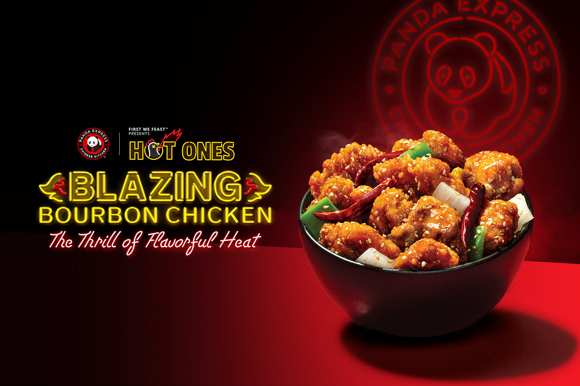 Panda Express - Hot Ones Blazing Bourbon Chicken Campaign Designed by Jeffrey Dirkse