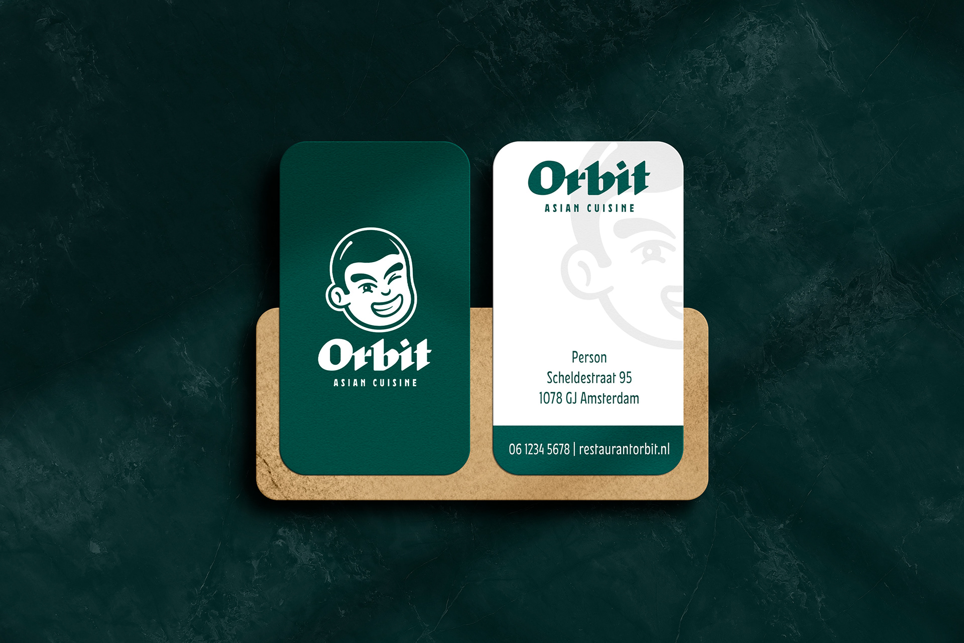 Orbit - Asian Cuisine Restaurant Noodles Sushi Rice Amsterdam Design by Freelance Designer Jeffrey Dirkse