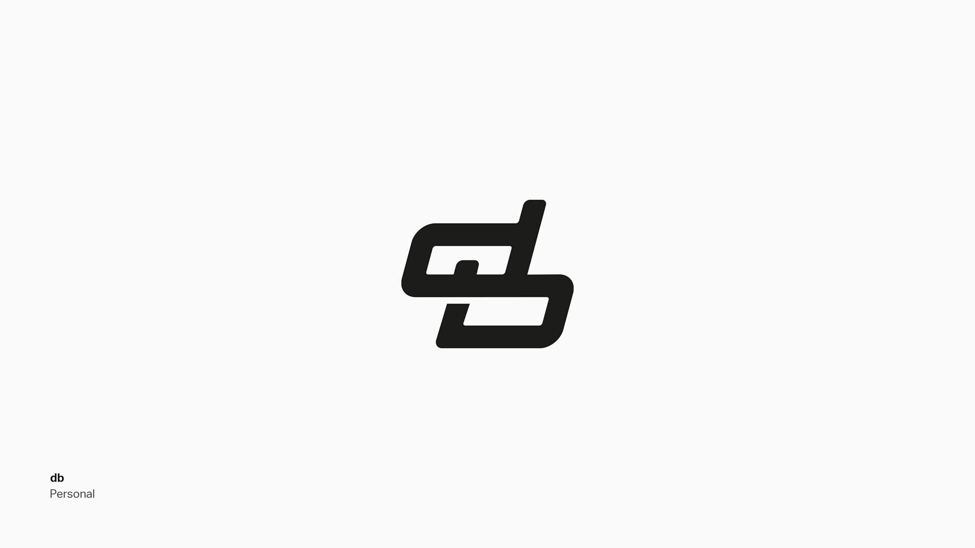 DB Lettering Typography Brand Identity Logo Graphic Mascot Design by Jeffrey Dirkse