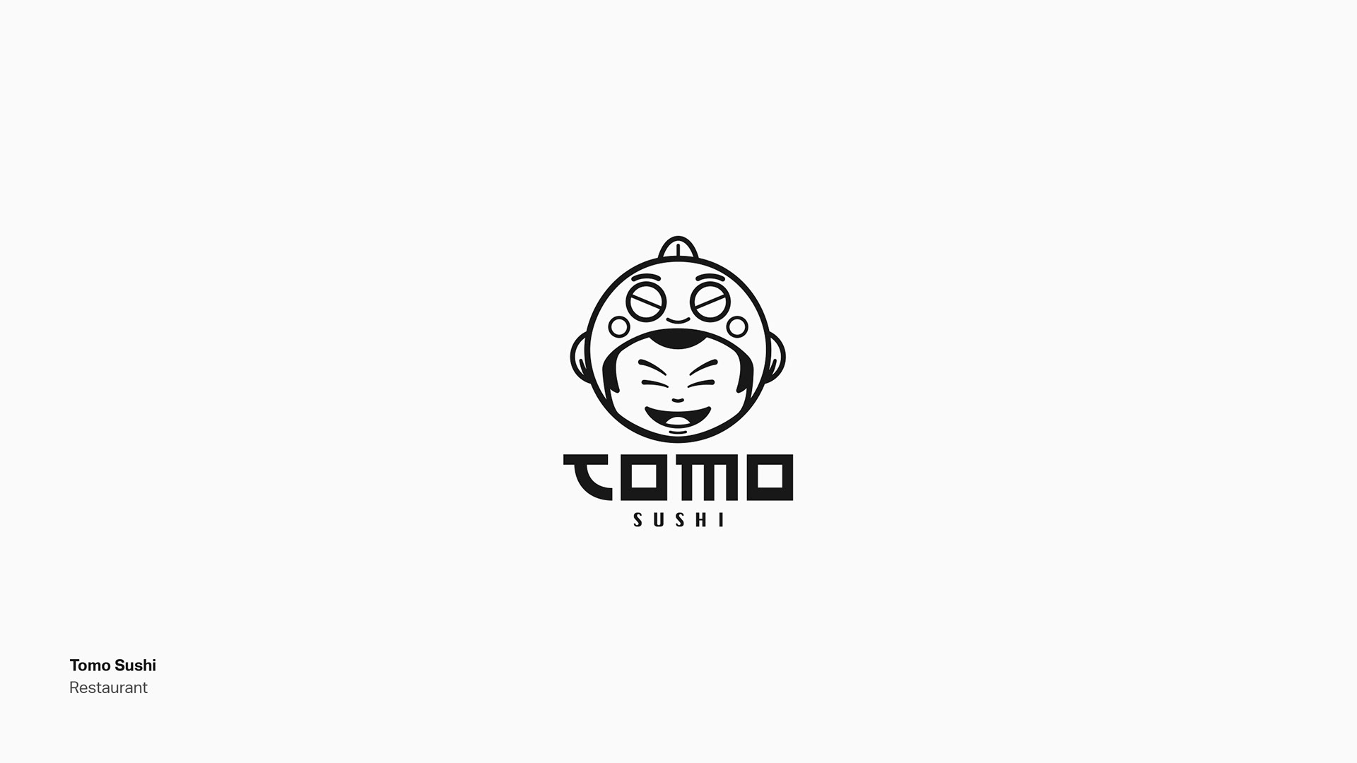 Chinese Japanese Asian Sushi Restaurant Brand Identity Logo Graphic Mascot Design by Jeffrey Dirkse