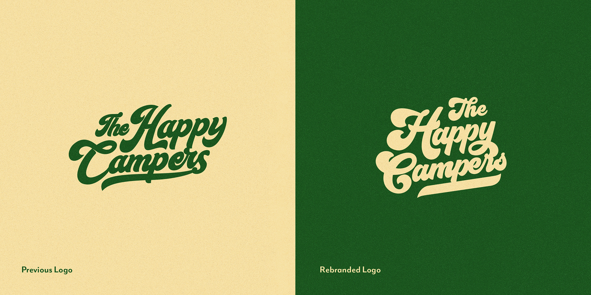 The Happy Campers Cannabis Weed Hemp Logo Brand Identity Education Design by Freelance Designer Jeffrey Dirkse
