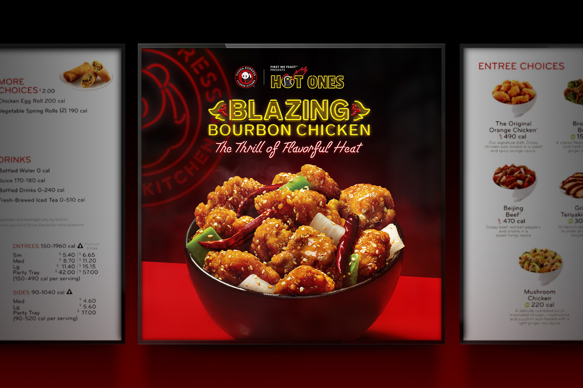 Panda Express - Hot Ones Blazing Bourbon Chicken Campaign Designed by Jeffrey Dirkse