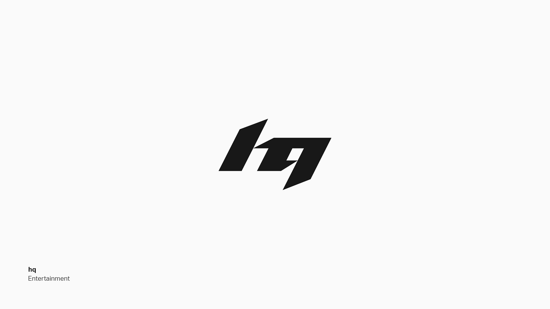 hq Typography Letter Brand Identity Logo Graphic Mascot Design by Jeffrey Dirkse