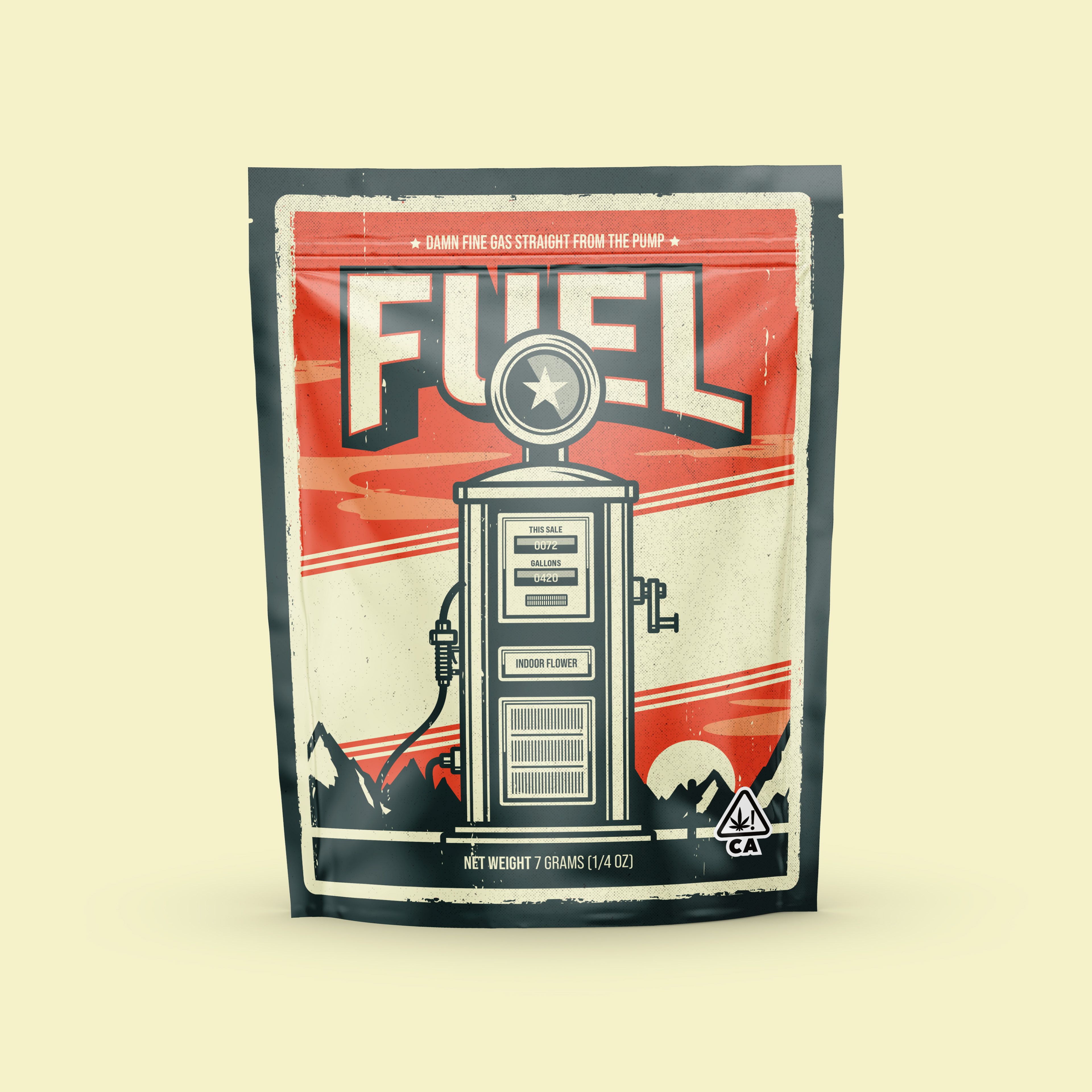 Fuel Cannabis California Marijuana 420 Weed California Los Angeles Brand Design by Jeffrey Dirkse