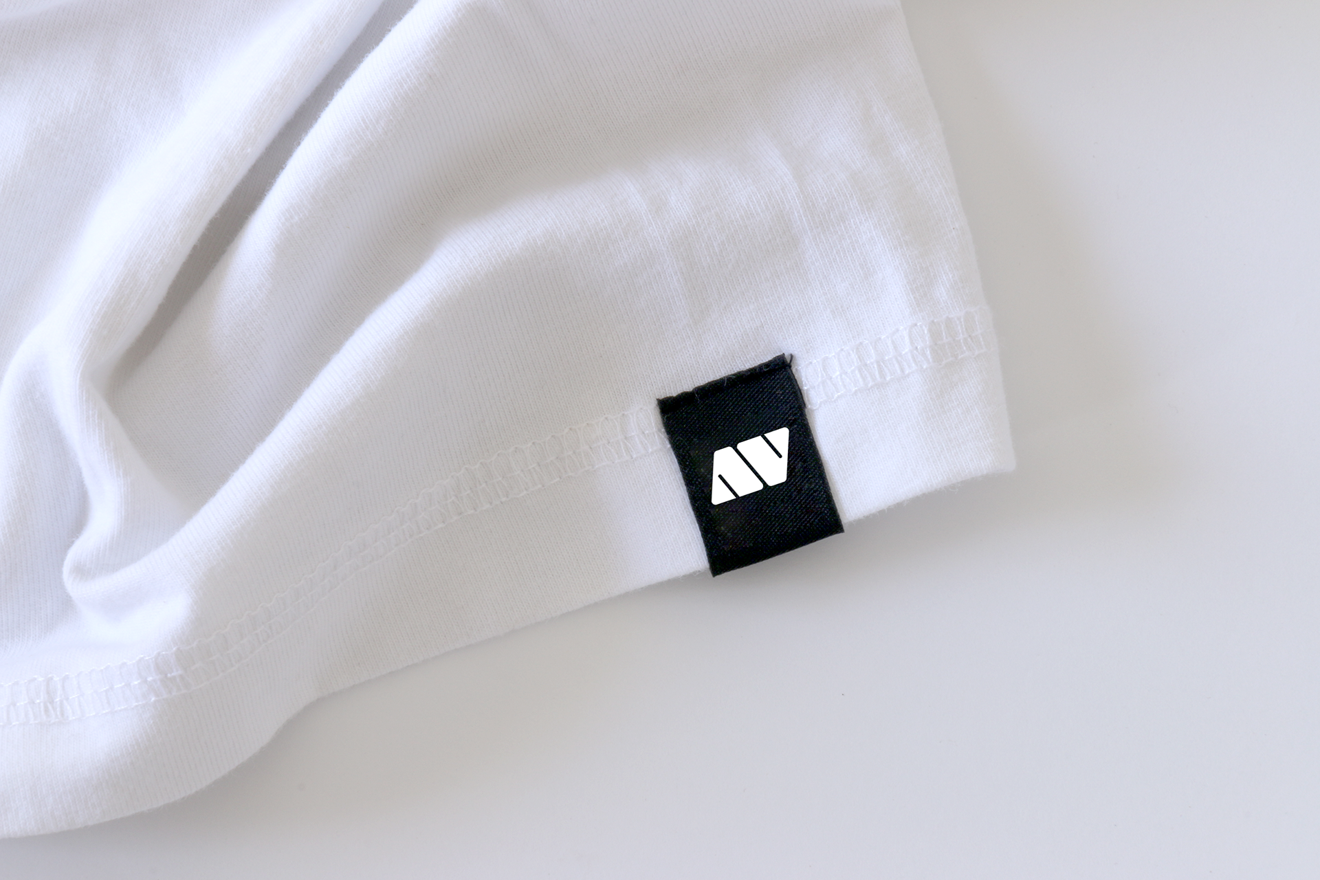 Logomark on hem tag