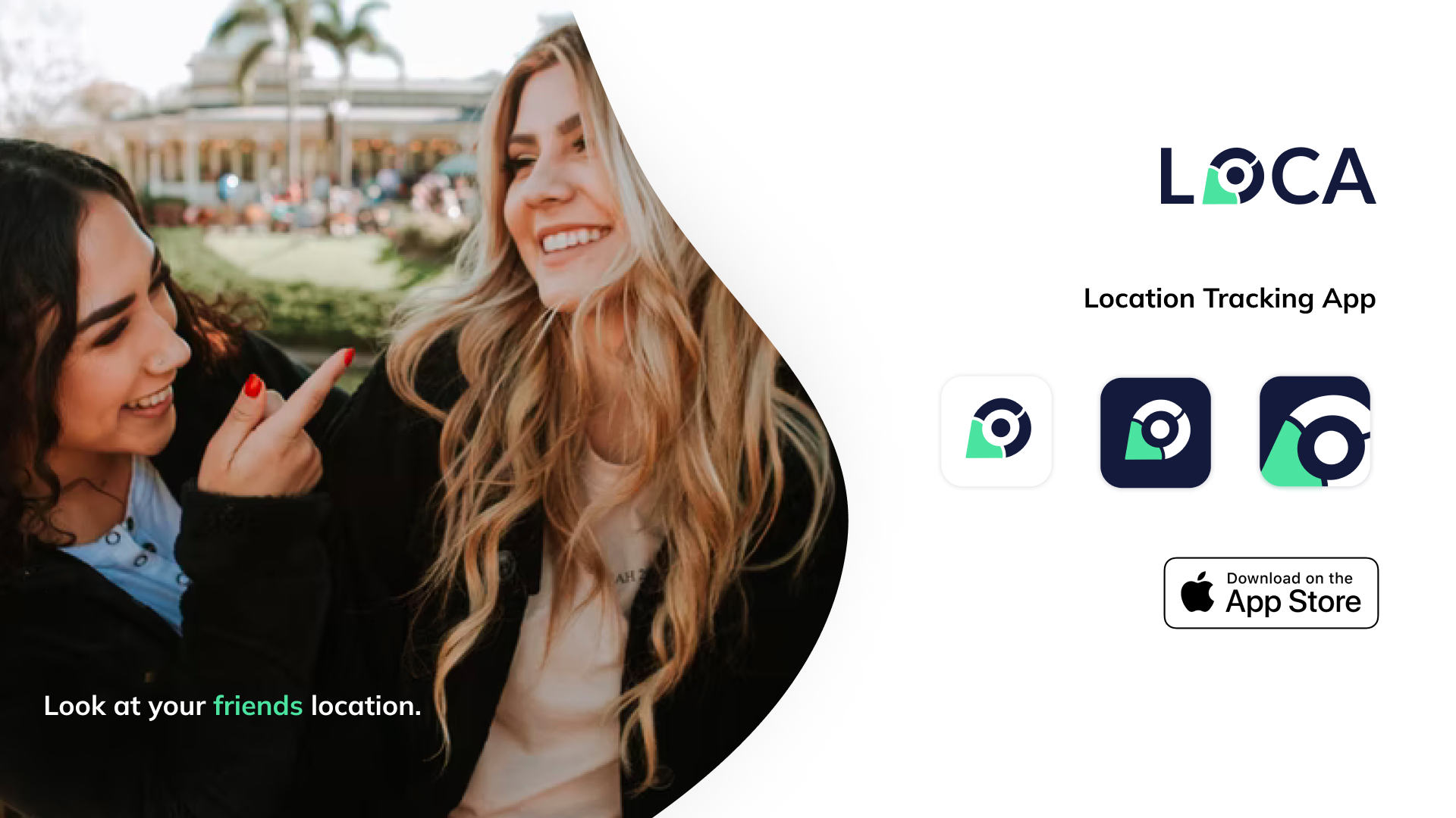 Ebru Yılmaz Graphic Designer Loca LOCATION TRACKING App Logo