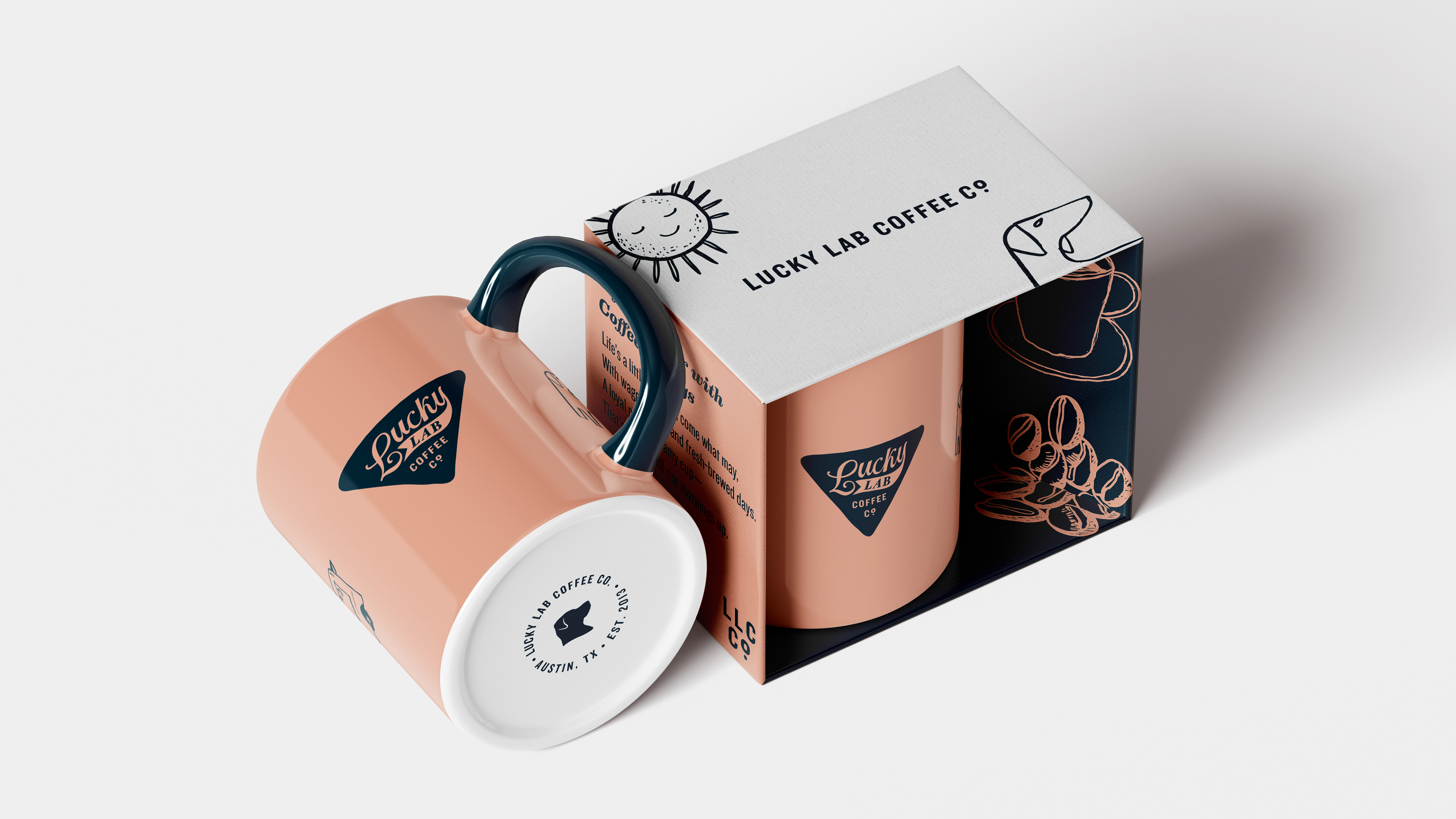Sketchbook Style Mug & Box
