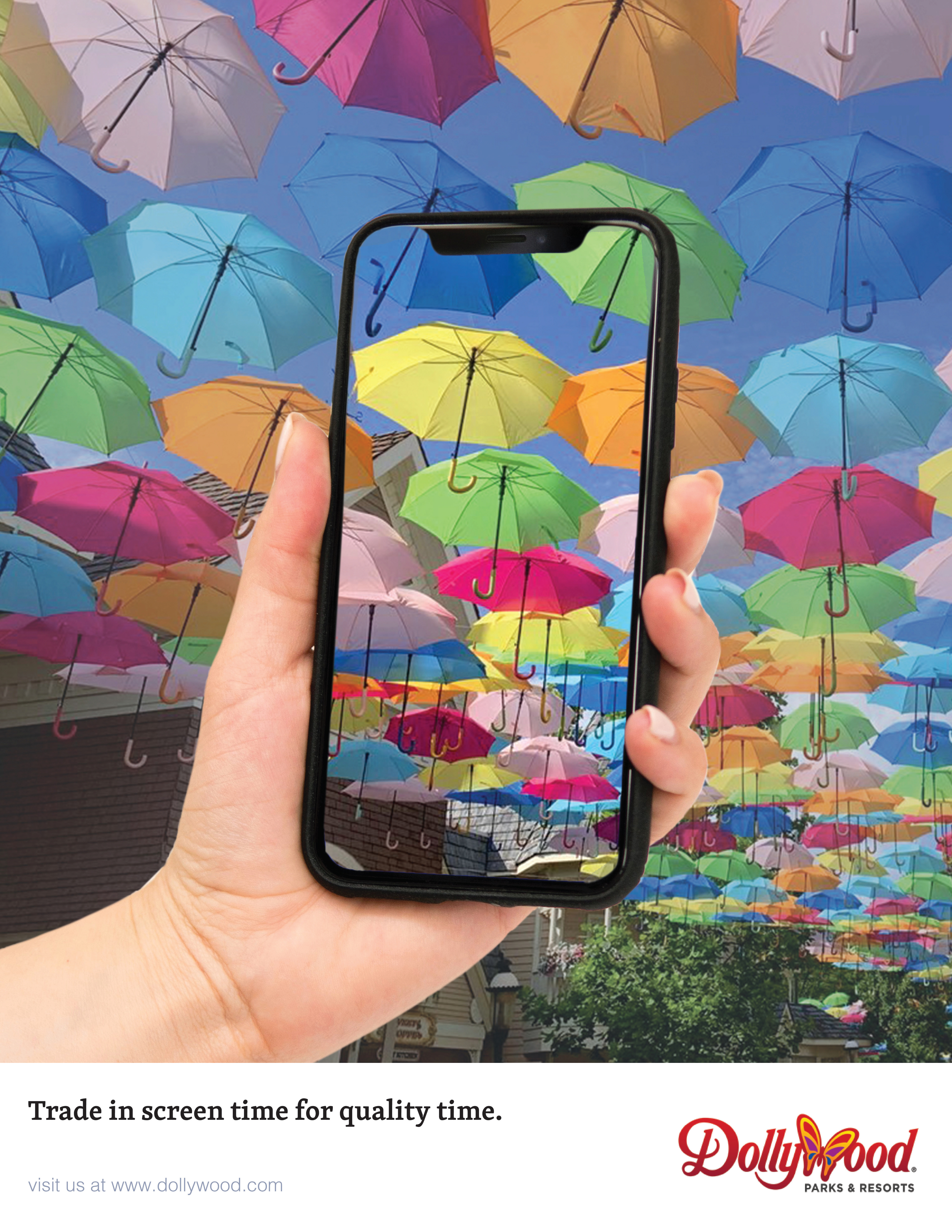 Smokies - 2021; Magazine campaign meant to encourage people to step away from their screens and spend time at the Smokies.