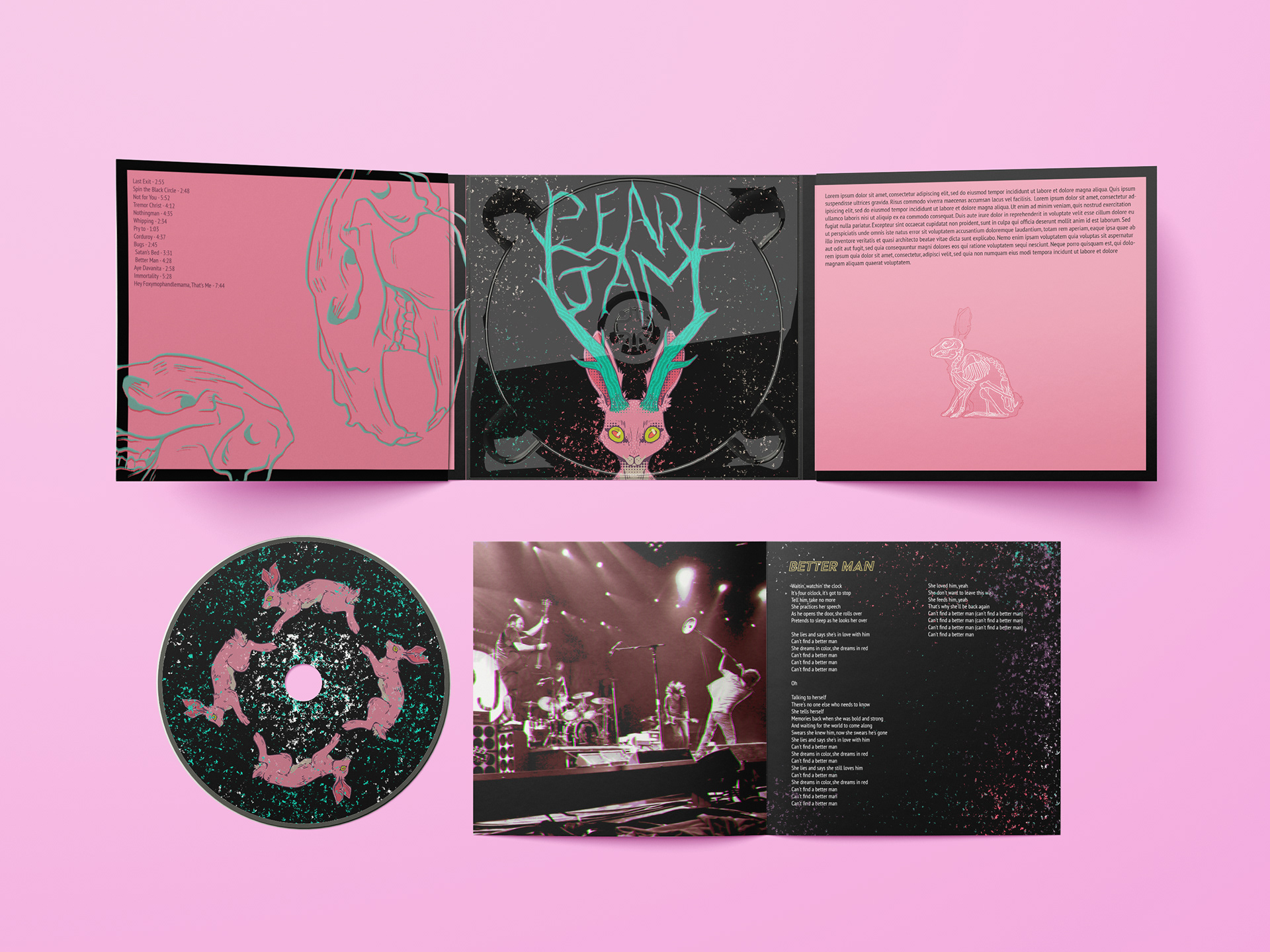 Pearl Jam Vitology Album - 2021; Redesign of the album illustrations and design. 