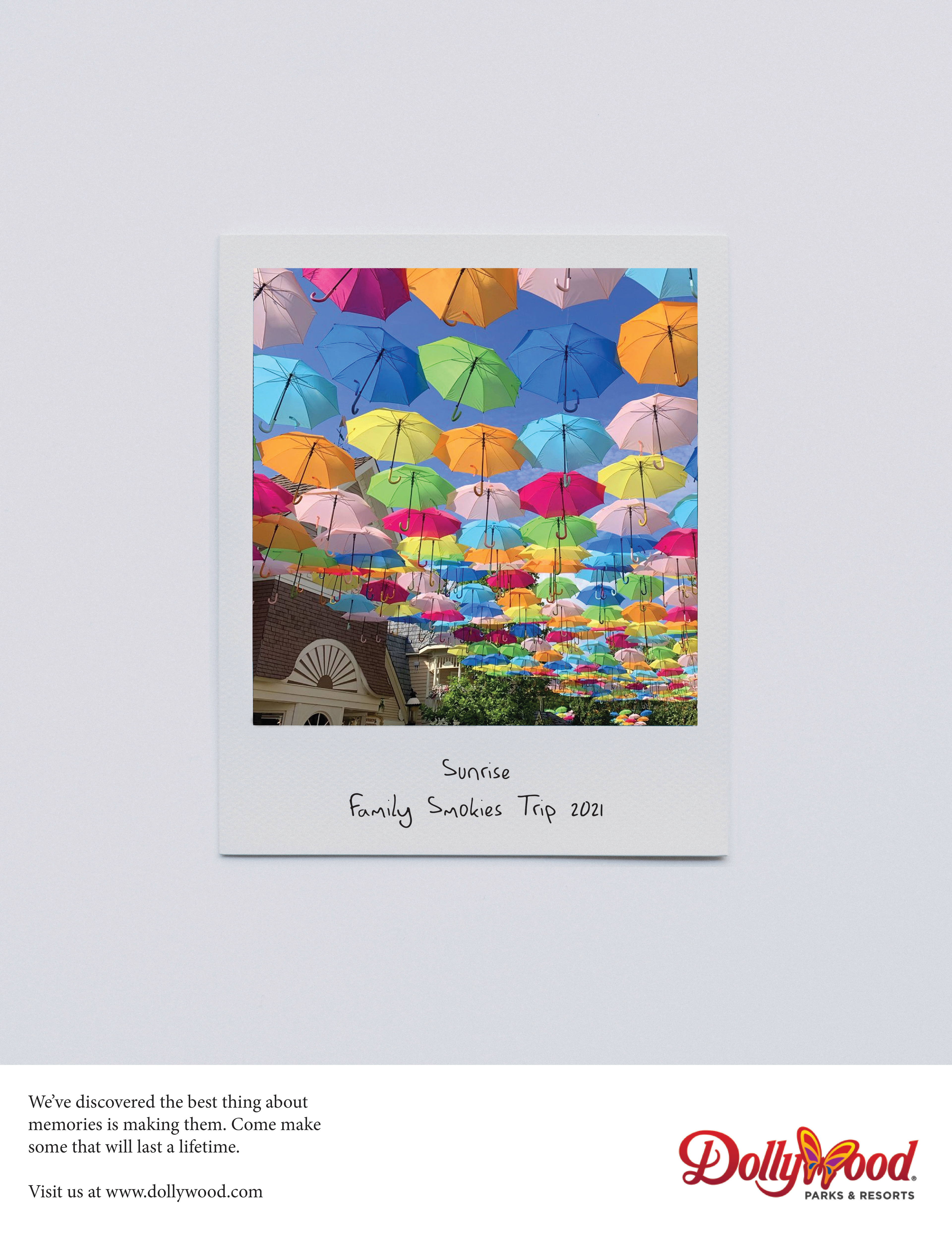 Smokies - 2021; Magazine campaign meant to encourage people to step away from their screens and spend time at the Smokies.