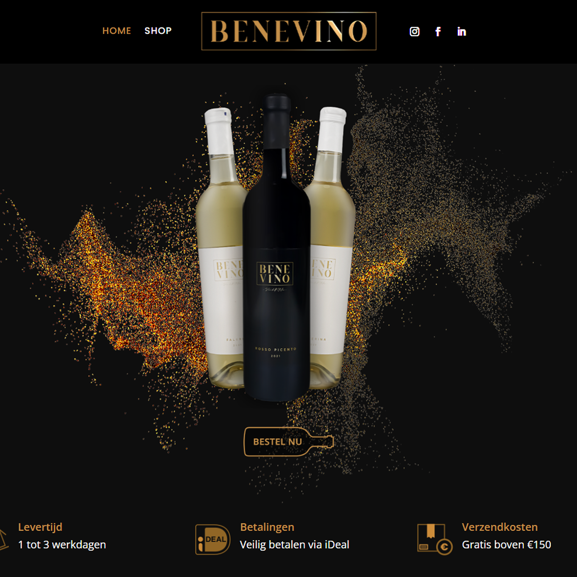 Website landingspage