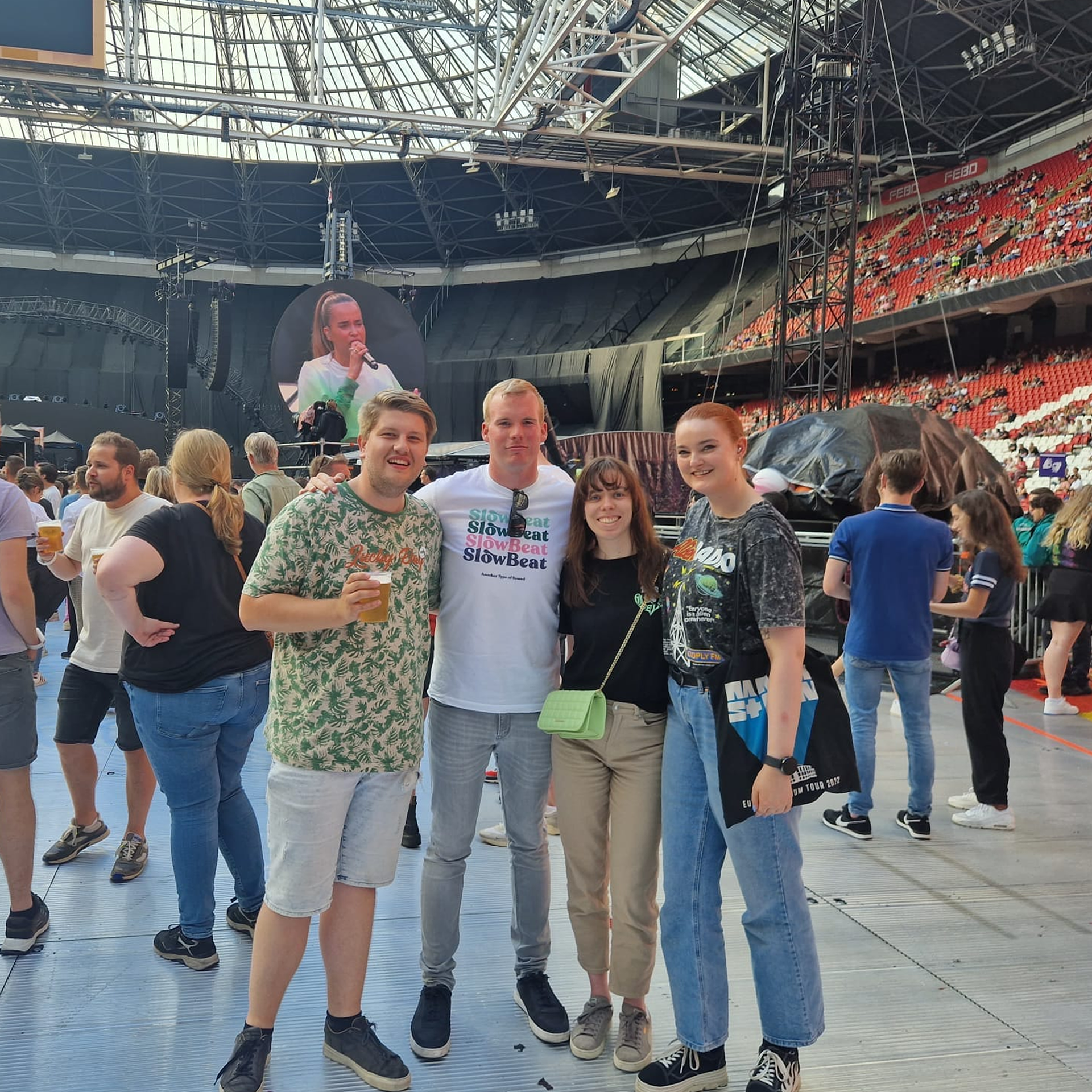 Coldplay concert with friends