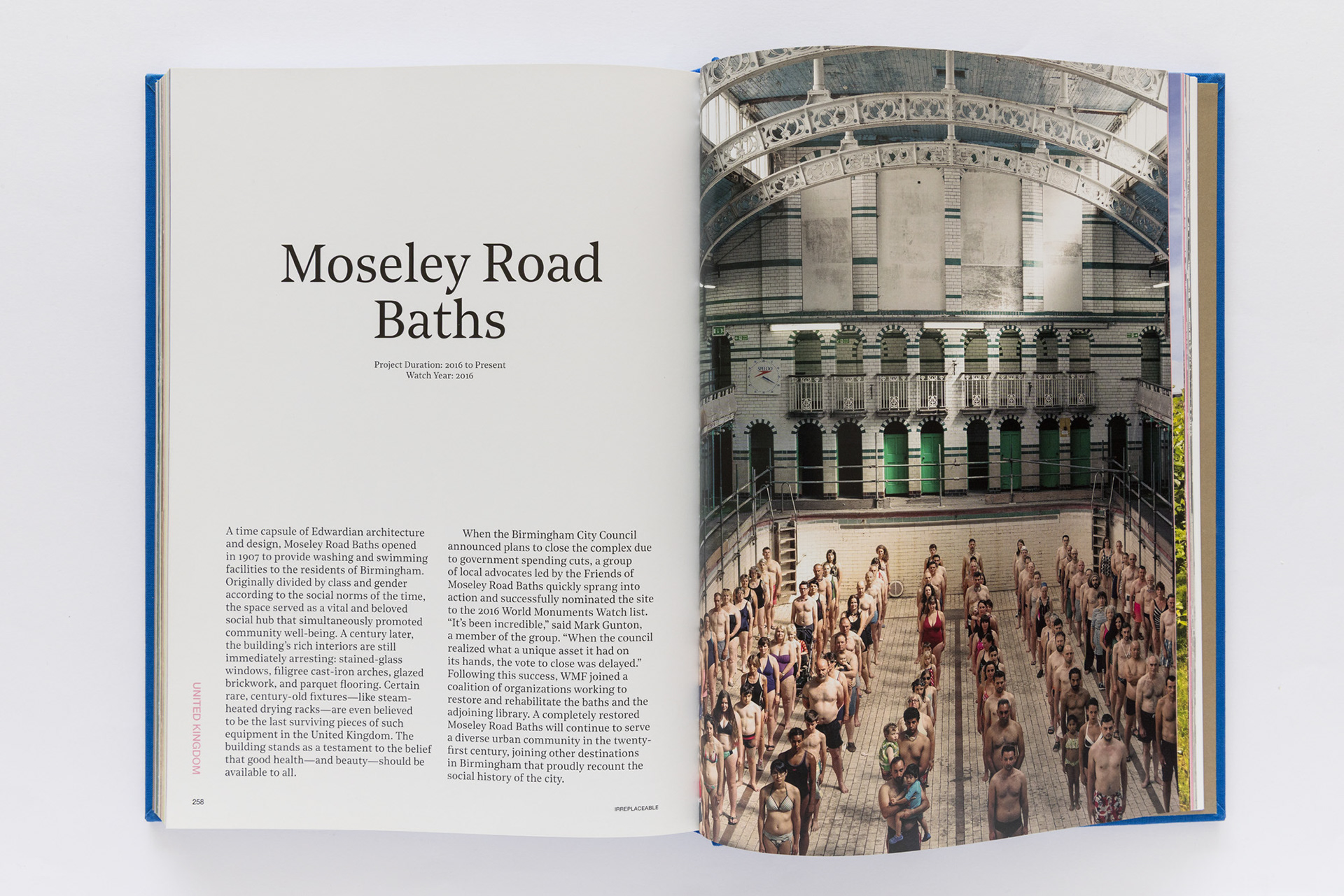 The Swimmeres. In: World Monuments Fund: Irreplaceable: 60 of Humanity's Most Treasured Places. Edited by Rizzoli