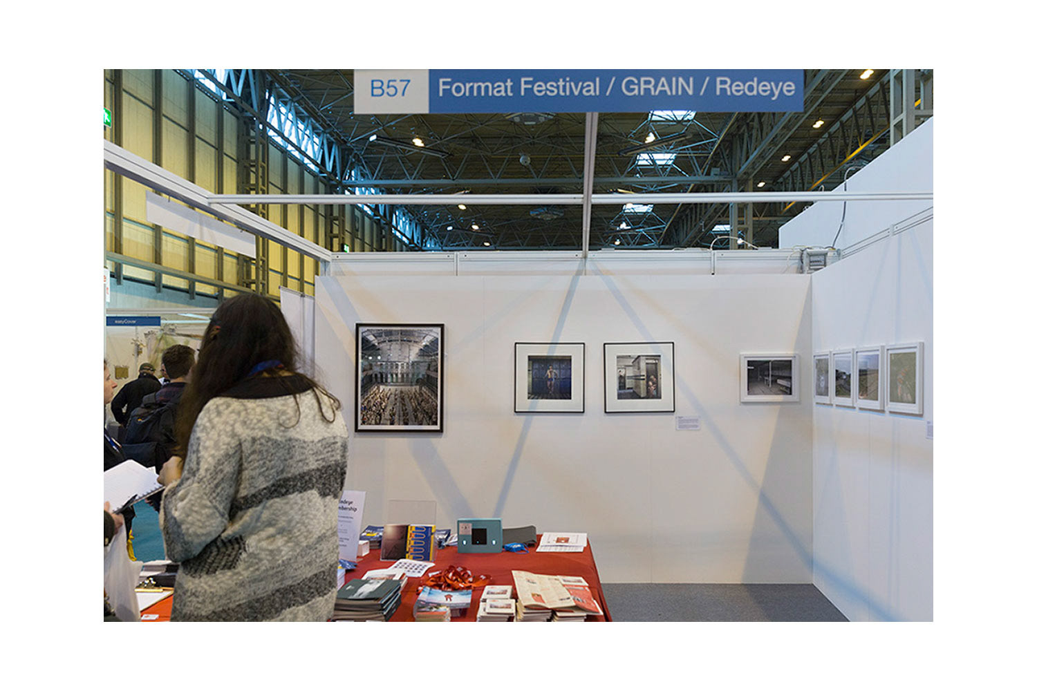 THE PHOTOGRAPHY SHOW 18.03.2017 | 21.03.2017 A Selection of images from the series "The Swimmers" is displayed in the Format Festival/Grain/Redeye stall at The Photography Show. The images were part of the East meet West 2.0 exhibition, a collaboration between Format and Grain. 