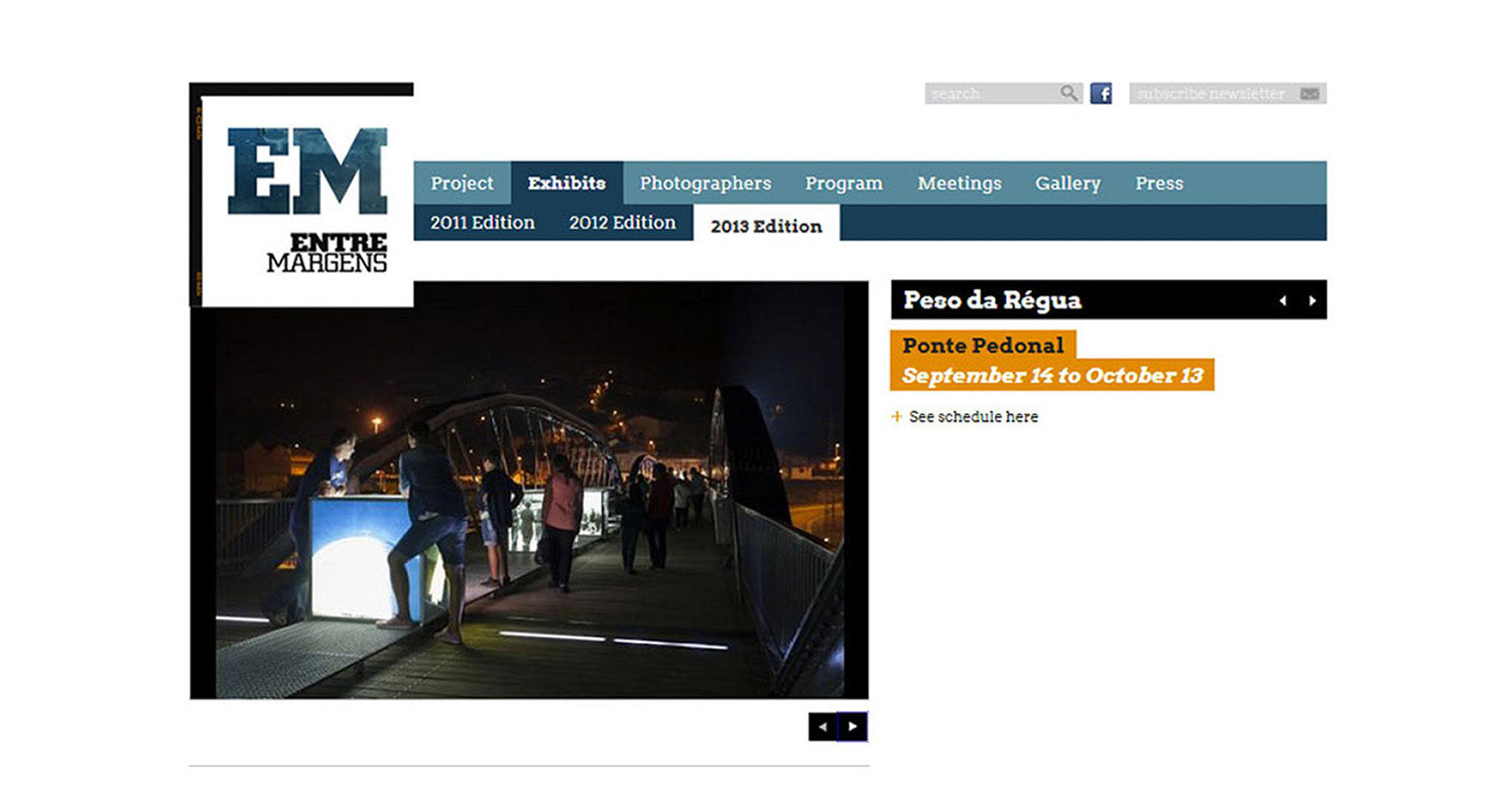 GROUP EXHIBITION 21.09 | 20.10 2013 "New Settlers" Ponte Pedonal, Peso da Regua, Portugal