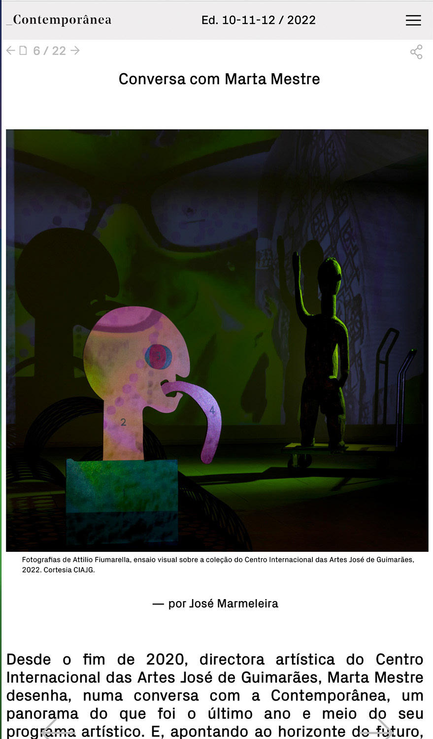 Contemporanea - Conversa com Marta Mestre