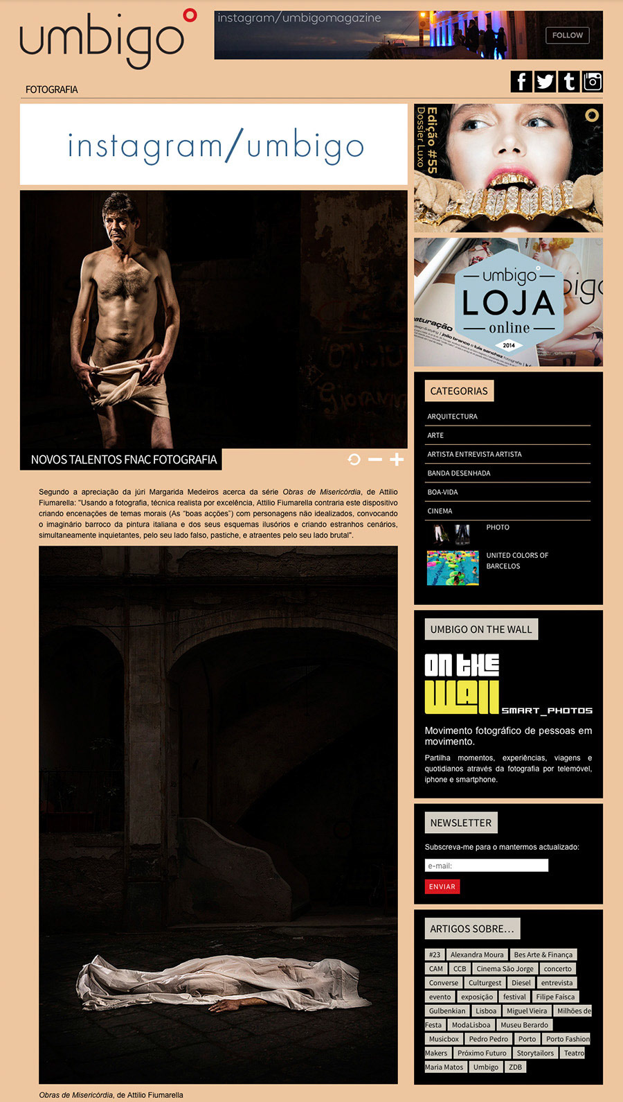 UMBIGO MAGAZINE 10.01.2014 Novos Talentos FNAC