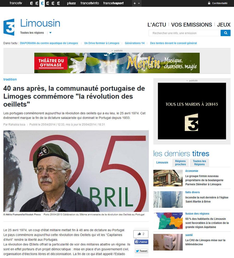 FRANCE TV3 25.04.2014