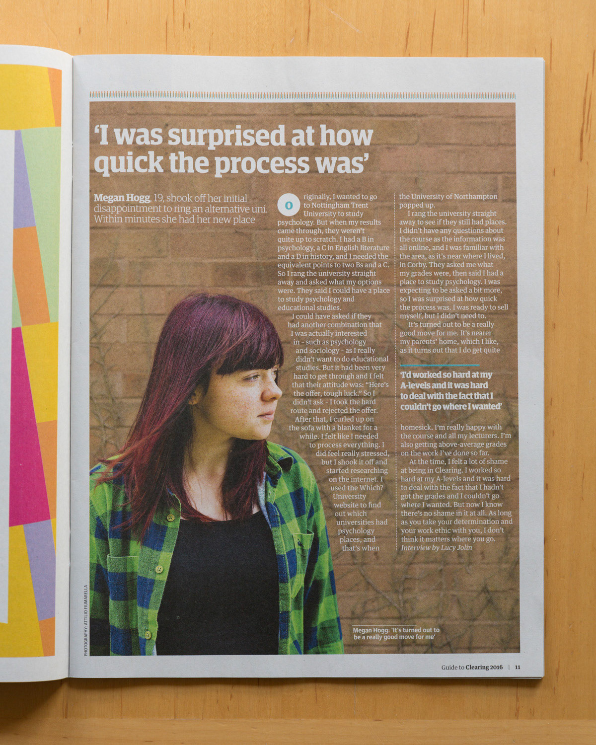 THE GUARDIAN - CLEARING 2016 13.08.2016