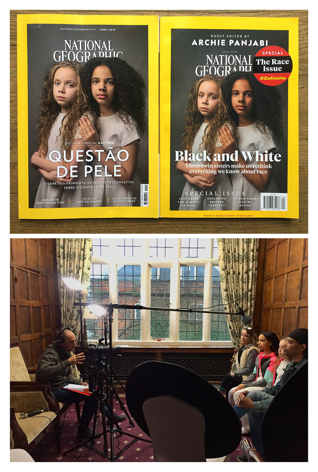 ASSISTING ROBIN HAMMOND. I was lucky enough to assist the great Robin Hammond for his assignment for National Geographic in Birmingham. It was a great honour working with him and this two amazing twin sisters.