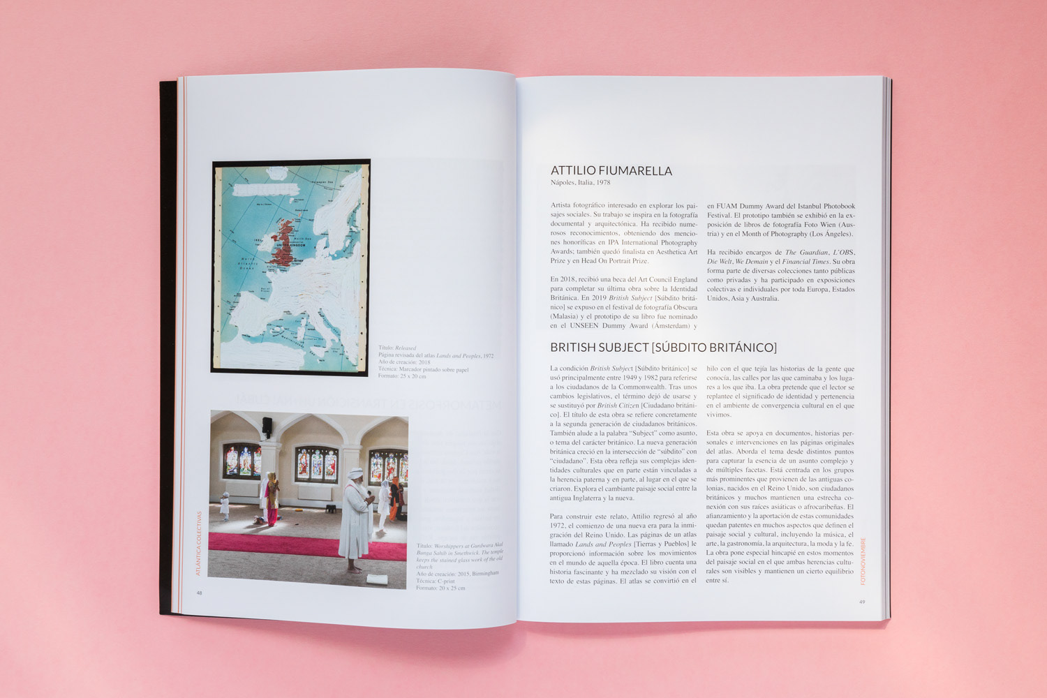 CATALOGUE - Fotonoviembre 2019 - British Subject - Attilio Fiumarella