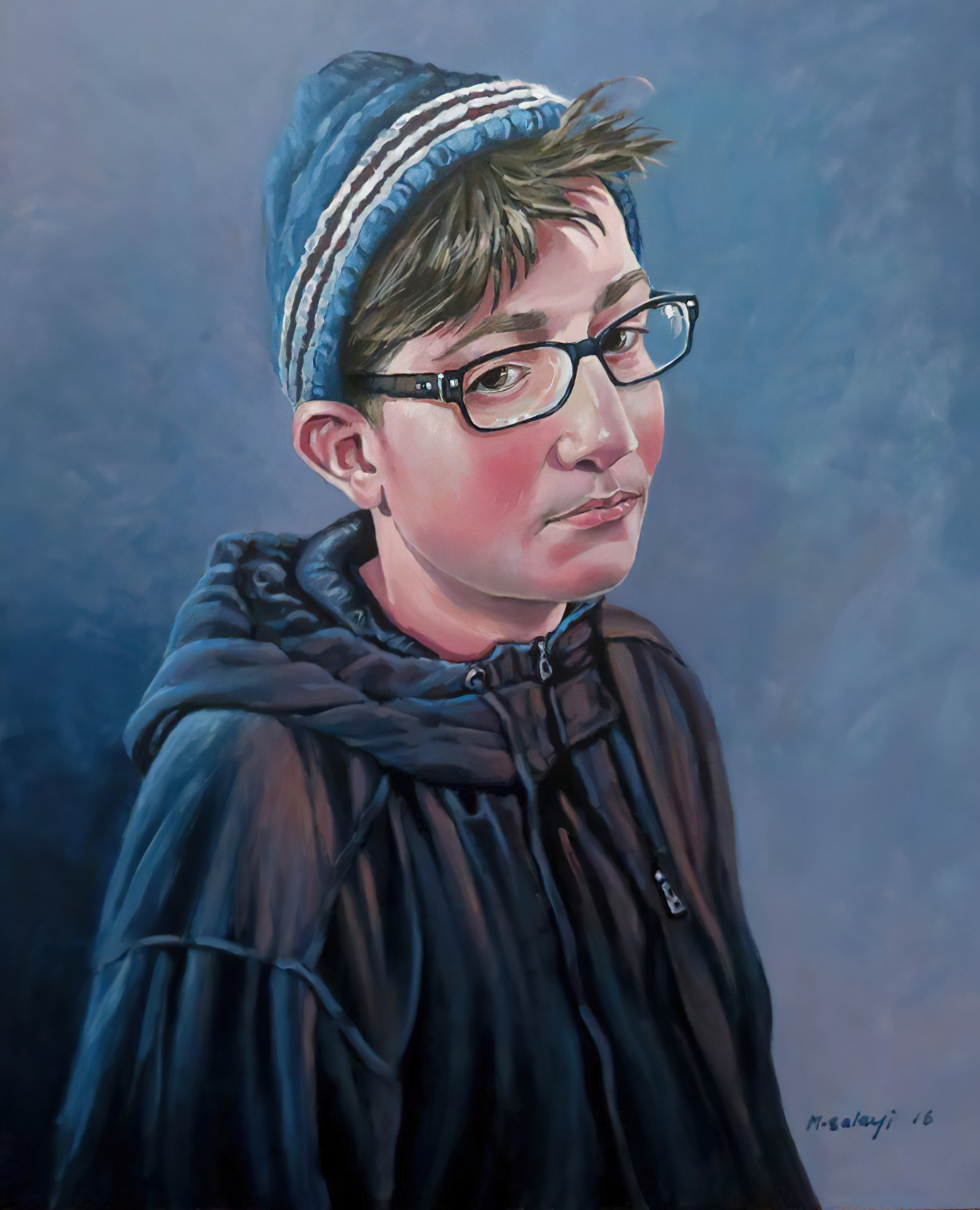 Pana: 20x24" Acrylic on Birchwood