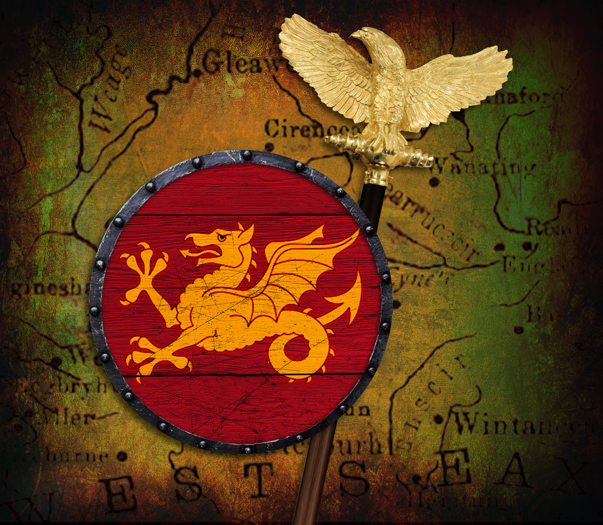Eagle and Wyvern