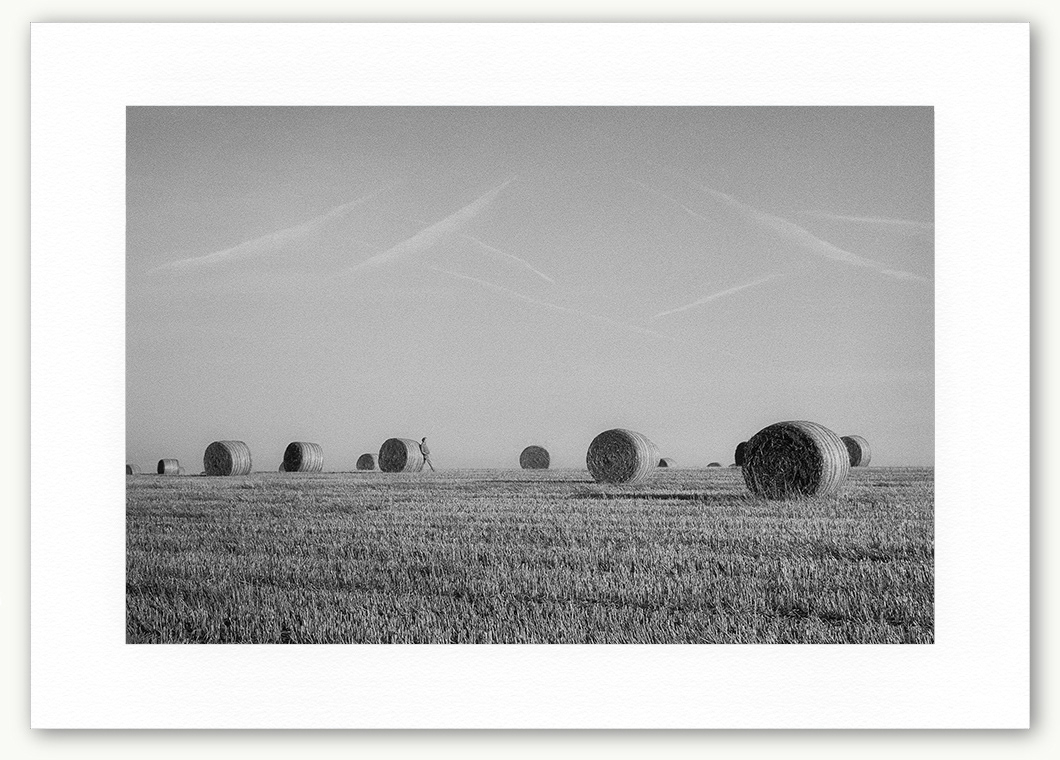 Steve Hanson Photography Hay-bale field, Rugby, England.