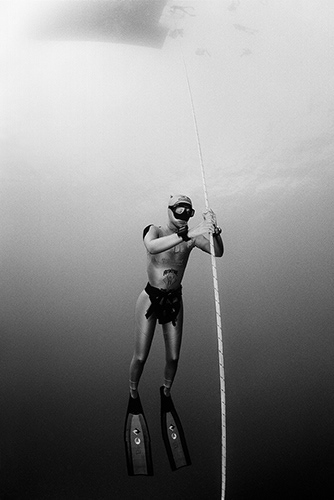 Freediver Tanya Streeter Diver Steve Hanson Photographer