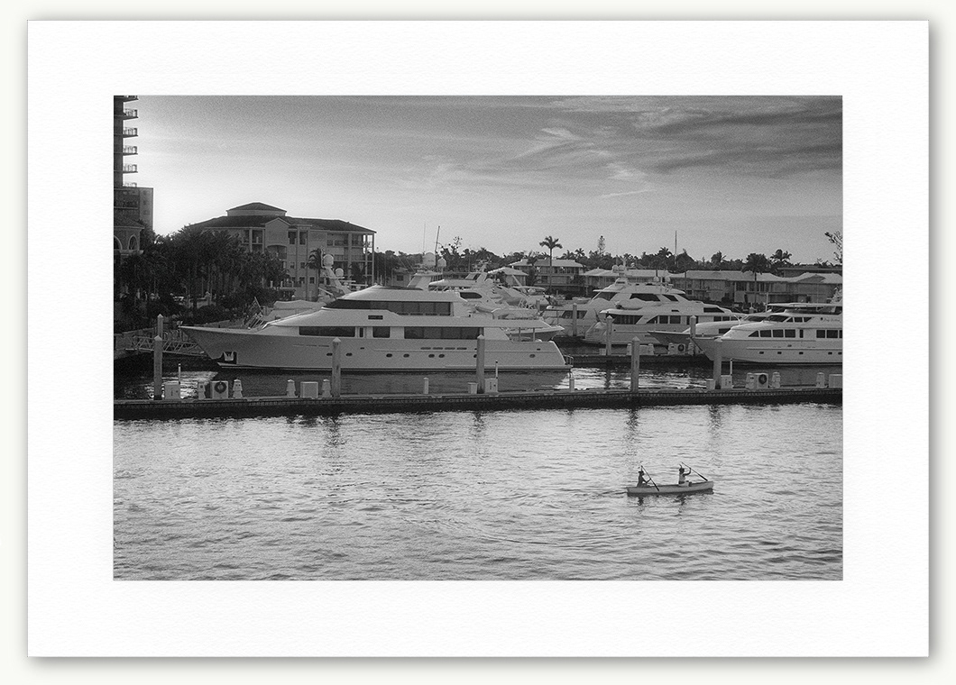 Steve Hanson Photography Canoeing along the intracoastal waterway, Ft. Lauderdale, Florida, USA.