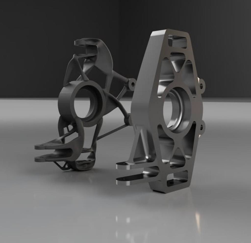 Comparison between a standard design and the organic