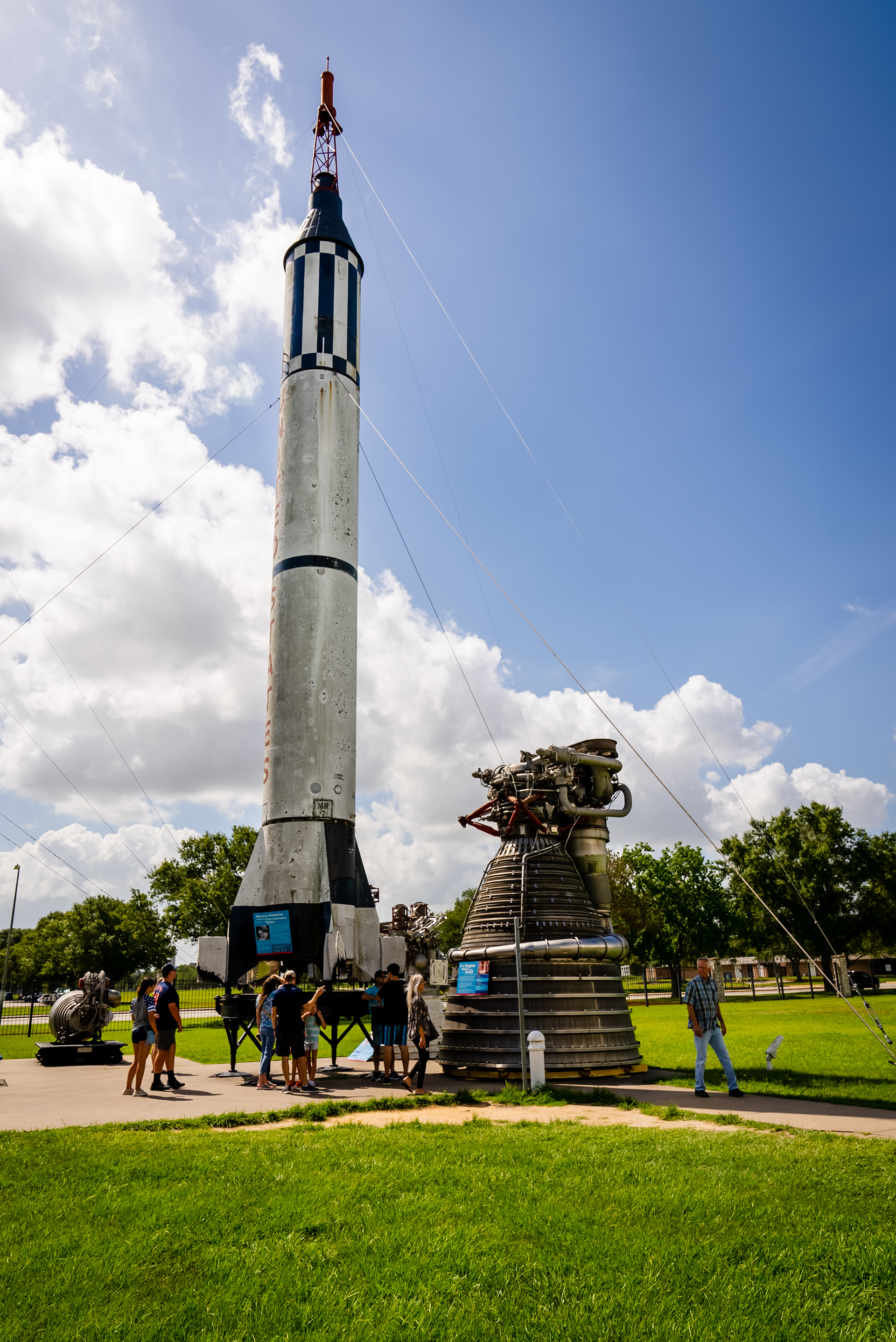 Visitors at Space Center Houston